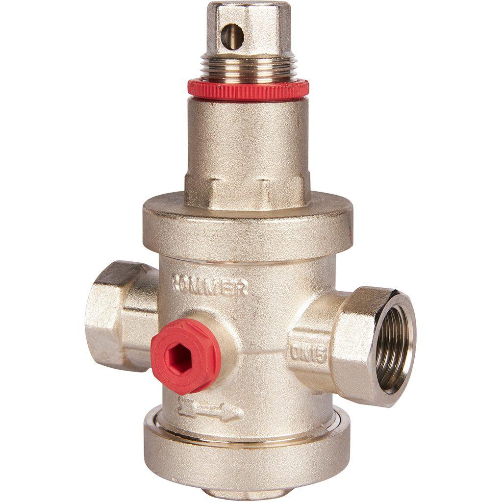 Редуктор давления 1/2 Вн/Вн с вых.под маном. RVS-0008-000015 Rommer