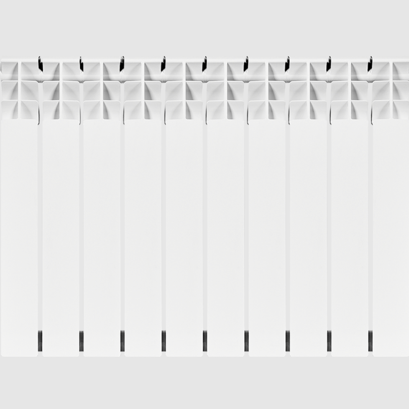 Радиатор биметаллический BM500 RAL9016 ROMMER Optima RBM-0210-0500