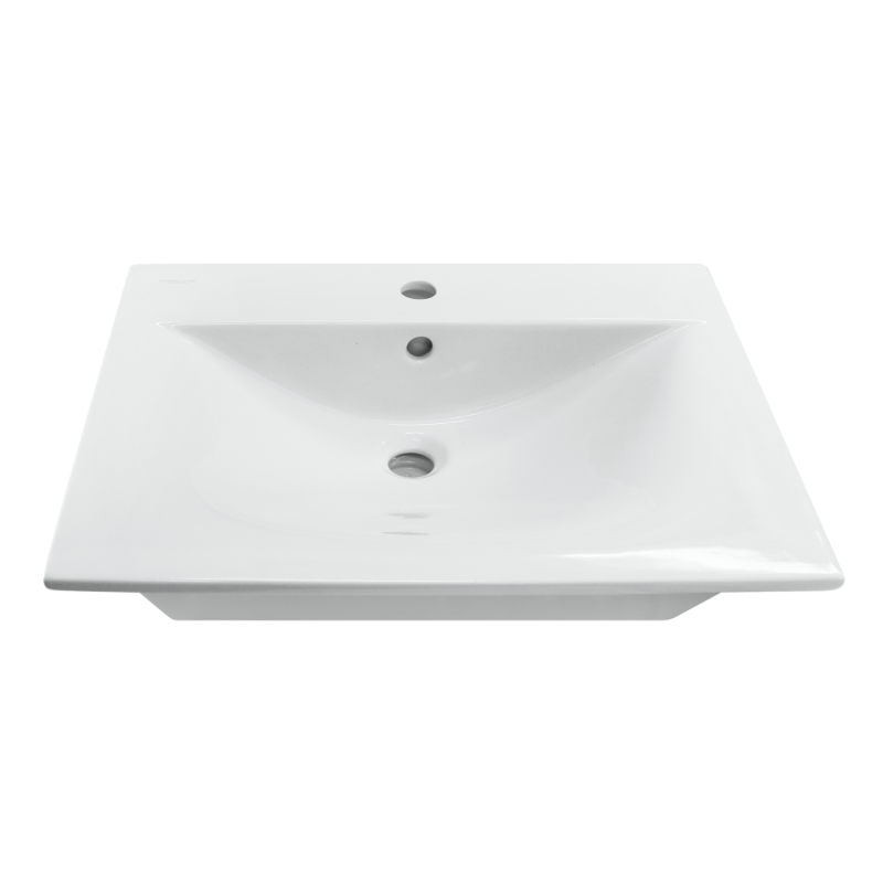 Раковина накладная Breeze 60 белая,без кроншт Sanita Luxe