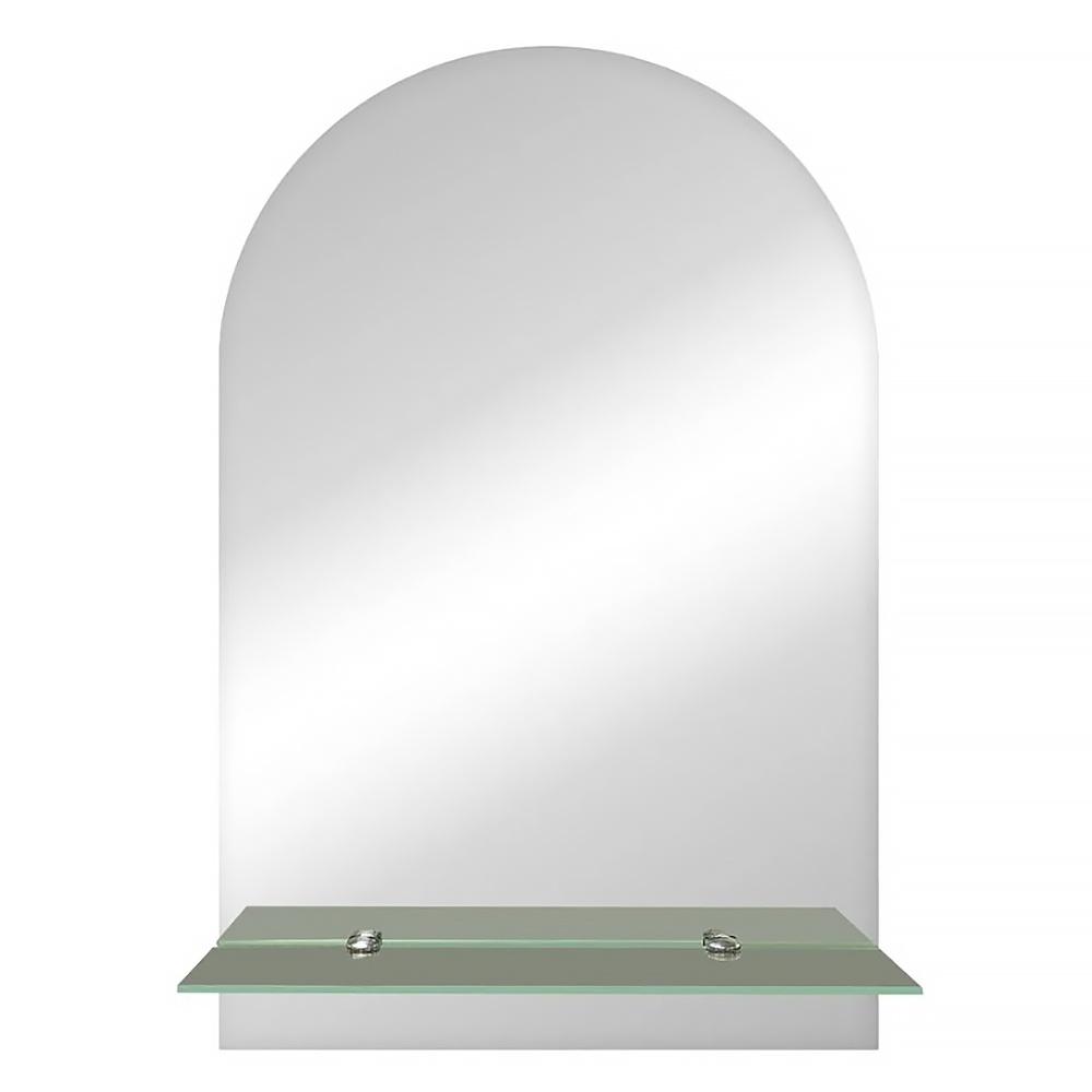 Зеркало Арка 390х590+полка CONTINENT В004 AQUA NERO