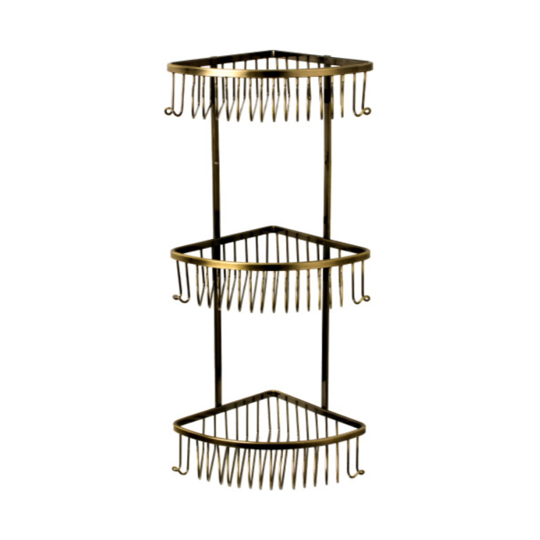 Полка угловая трёхэтажная FX-858-3 FIXSEN