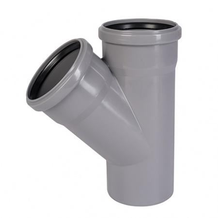 Тройник HTEA внутренняя канализация серая  Ostendorf