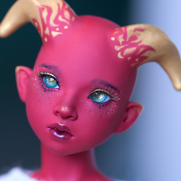 Meihua Faun Deep Red LE 30 + Faceup by Mayakdolls