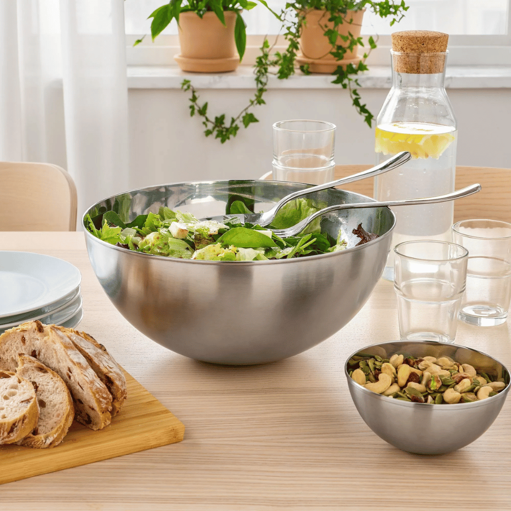 BLANDA IKEA Сервировочная миска, нержавеющая сталь 28 см