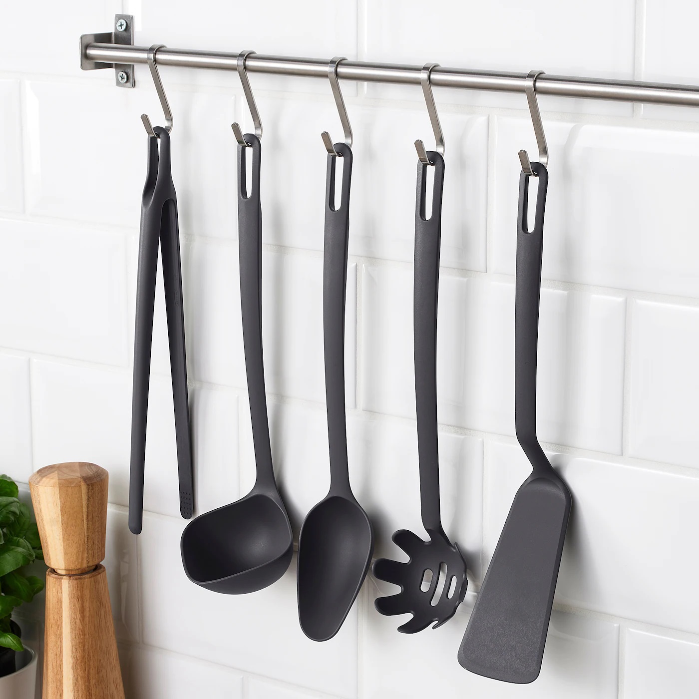 FULLANDAD IKEA ФУЛЛЭНДАД Кухонные принадлежности,5 предмет, серый
