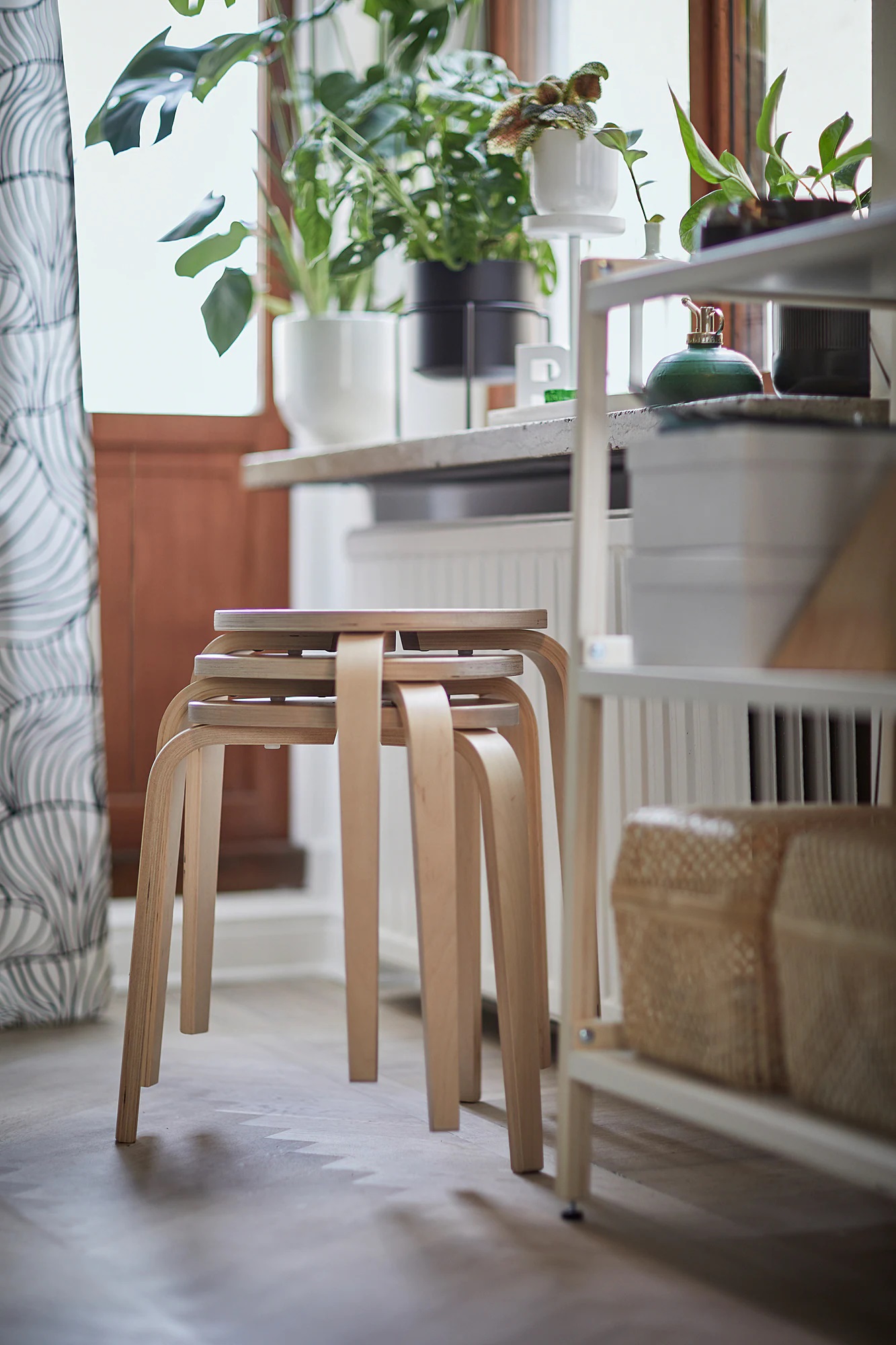 KYRRE IKEA КЮРРЕ Табурет, береза