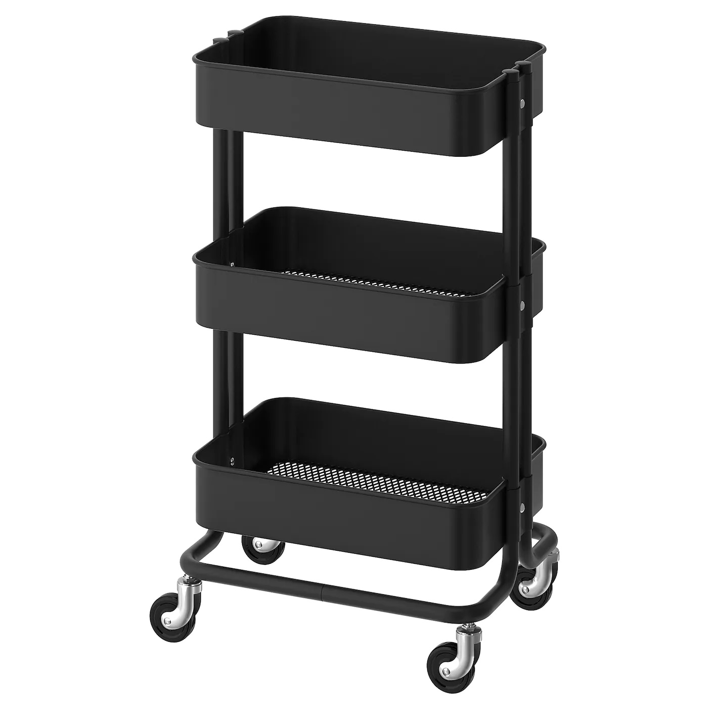 RASKOG IKEA Тележка, черный 35x45x78 см  (ТОВАР ВЫШЕЛ ИЗ АССОРТИМЕНТА)