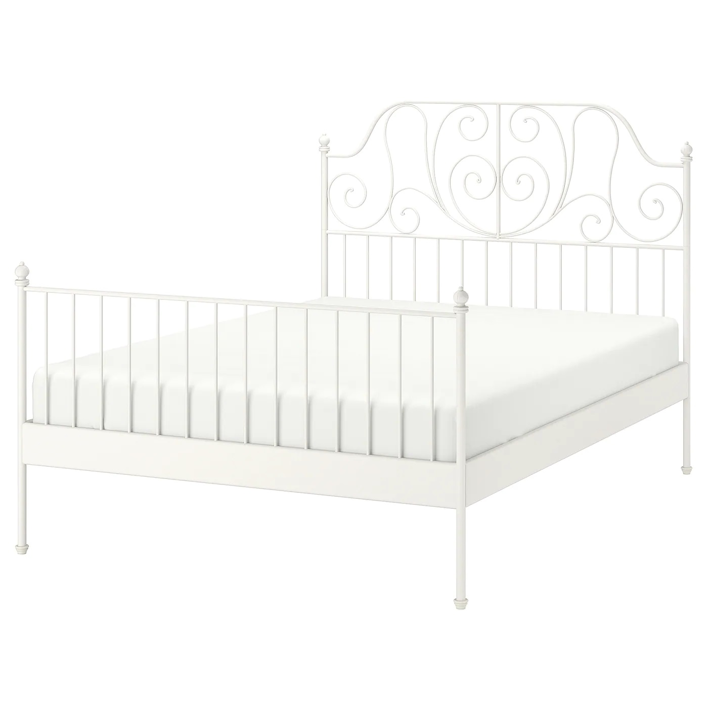 LEIRVIK/LUROY IKEA Каркас кровати, белый 160x200 см (ТОВАР ВЫШЕЛ ИЗ АССОРТИМЕНТА)