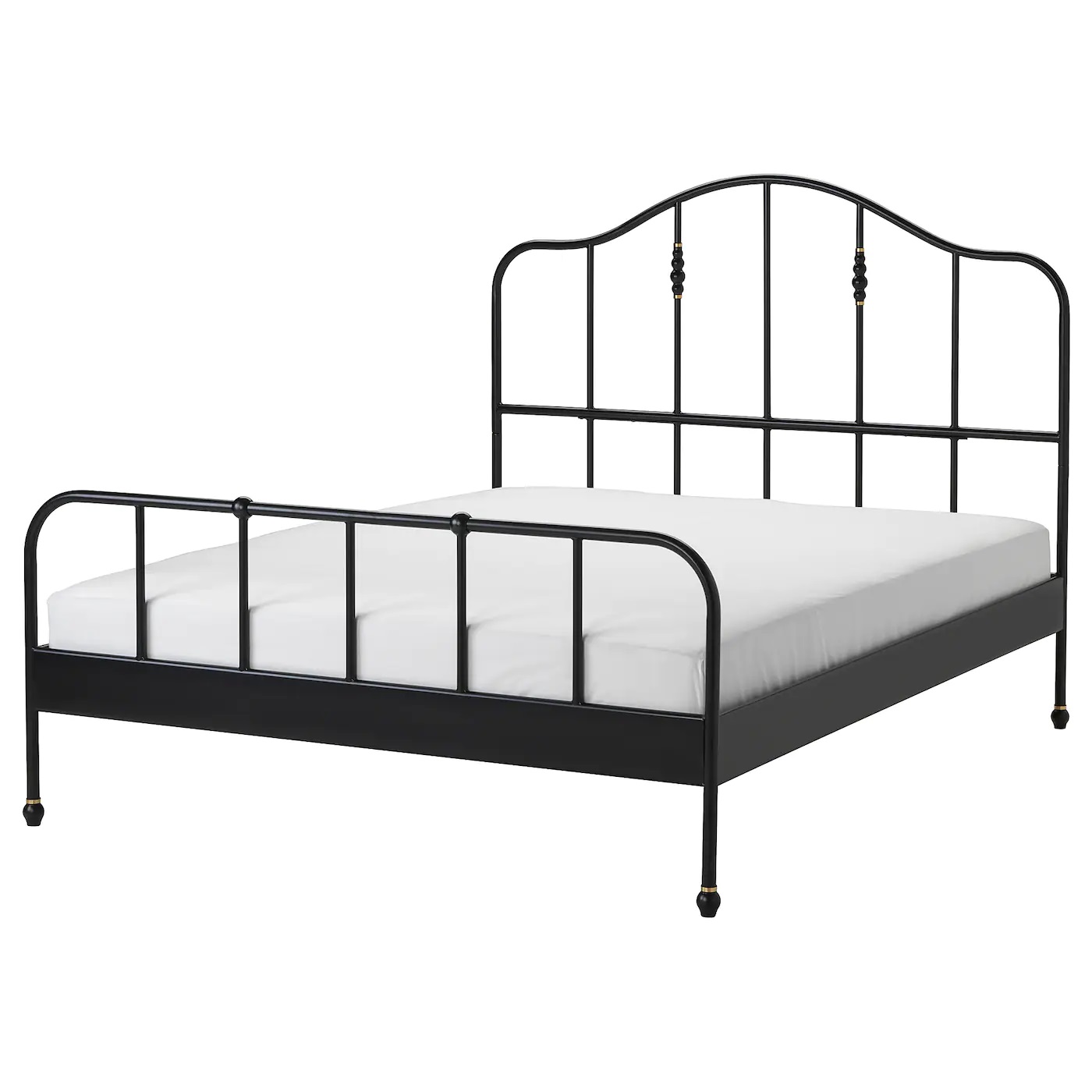 SAGSTUA/LUROY IKEA Каркас кровати, черный 160x200 см  (ТОВАР ВЫШЕЛ ИЗ АССОРТИМЕНТА)