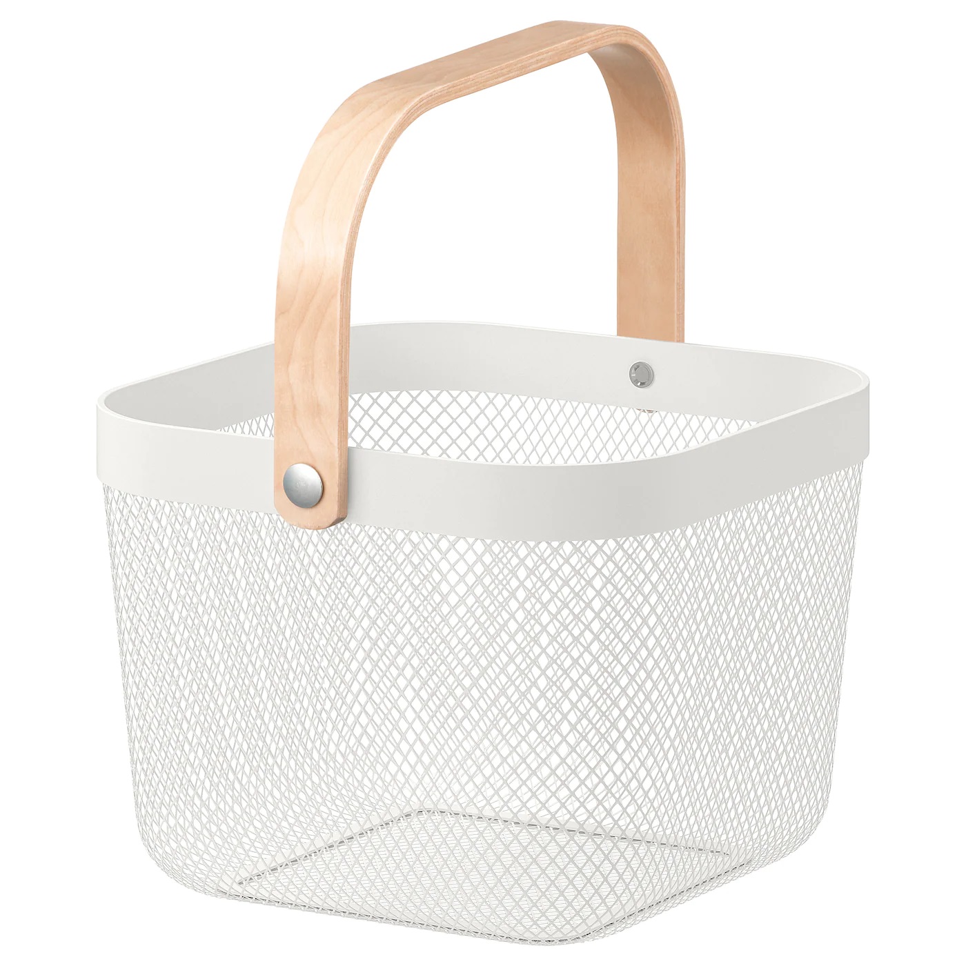 RISATORP IKEA РИСАТОРП Корзина, белый25x26x18 см