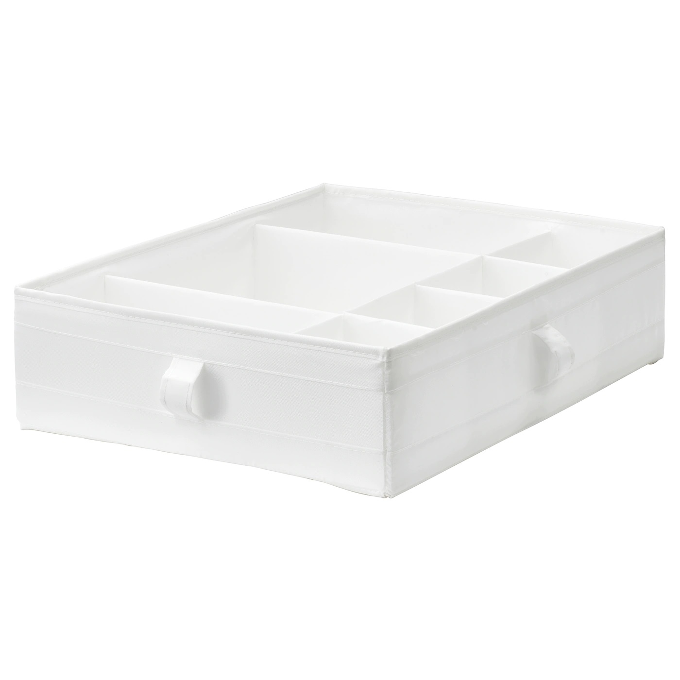 SKUBB IKEA Ящик с отделениями, белый 44x34x11 см