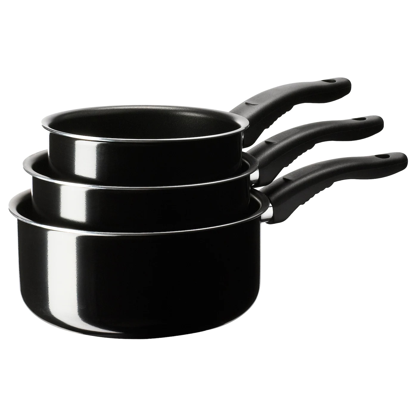 KAVALKAD IKEA Набор ковшей,3 штуки, teflon® (ТОВАР ВЫШЕЛ ИЗ АССОРТИМЕНТА)