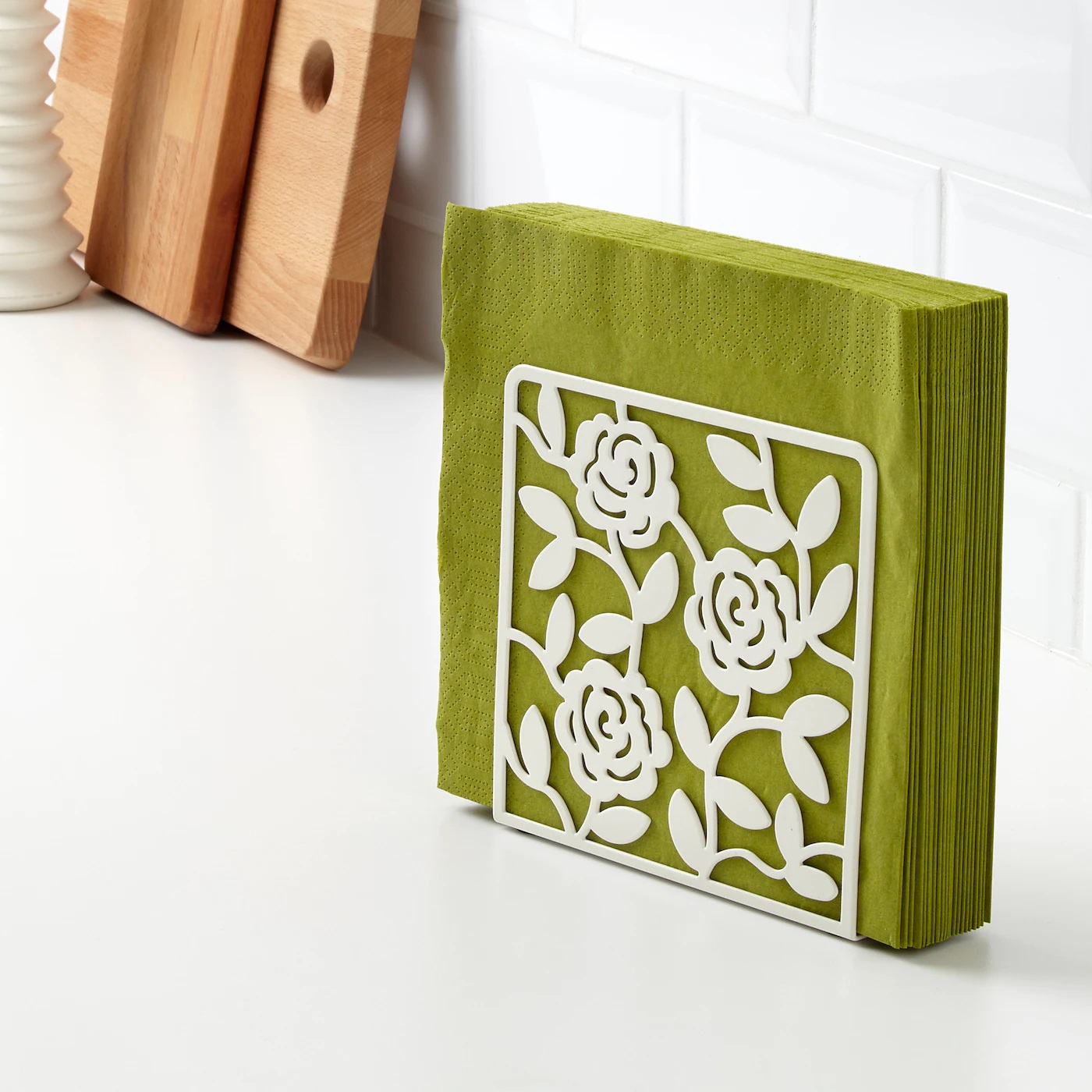 LIKSIDIG IKEA ЛИКСИДИГ Салфетница, белый16x16 см