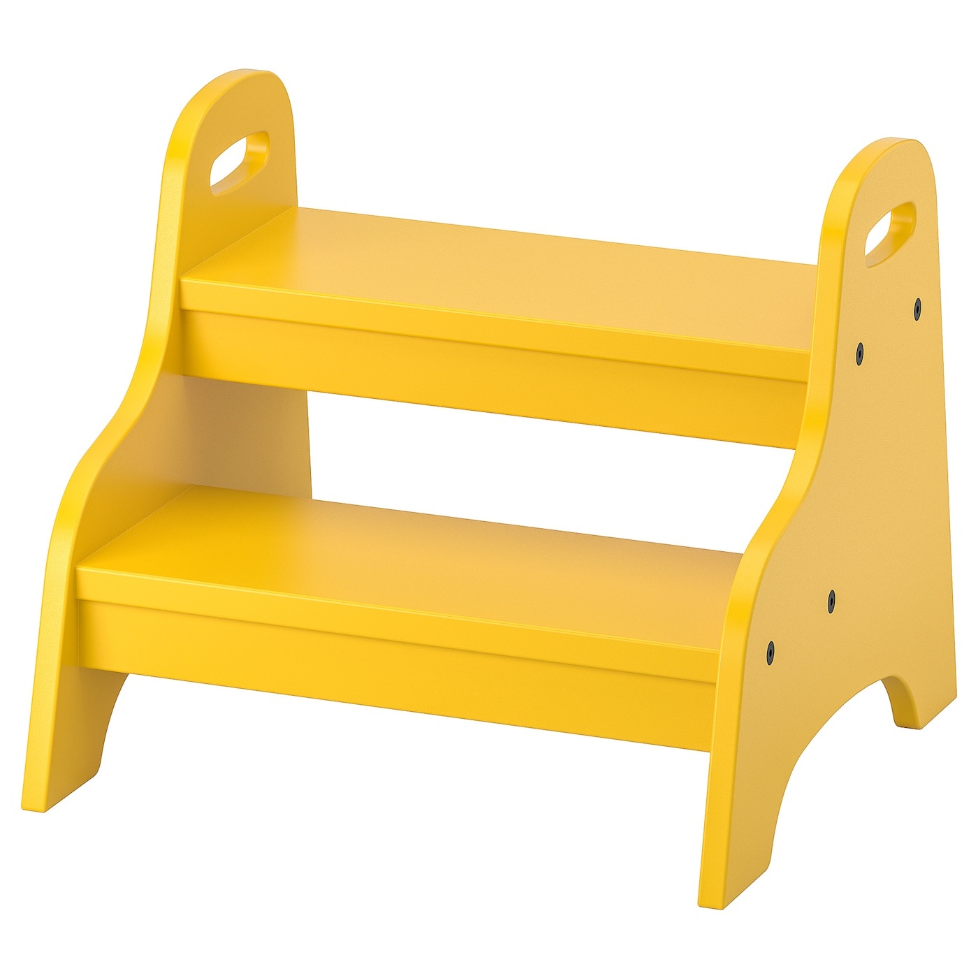 TROGEN IKEA Детский табурет-лестница, желтый, 40x38x33 см
