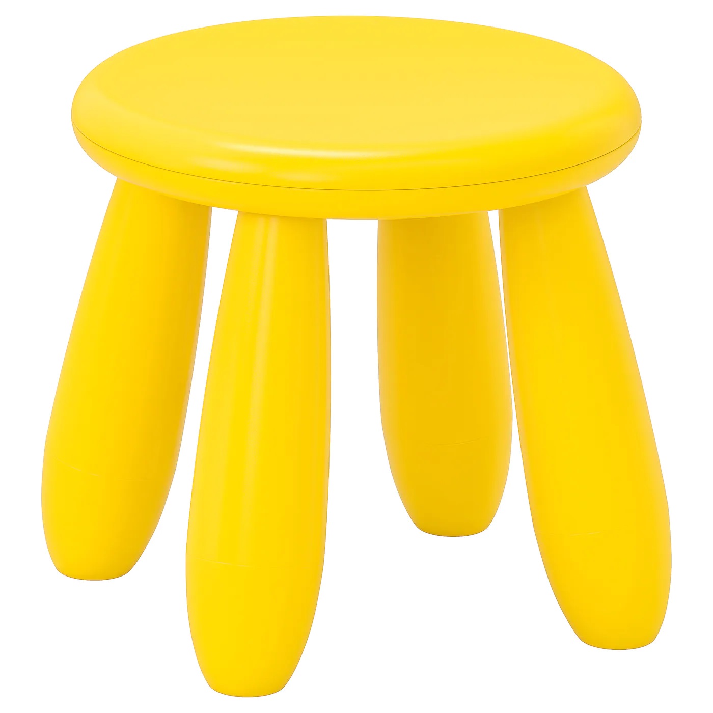 MAMMUT IKEA Табурет детский, д/дома/улицы/желтый