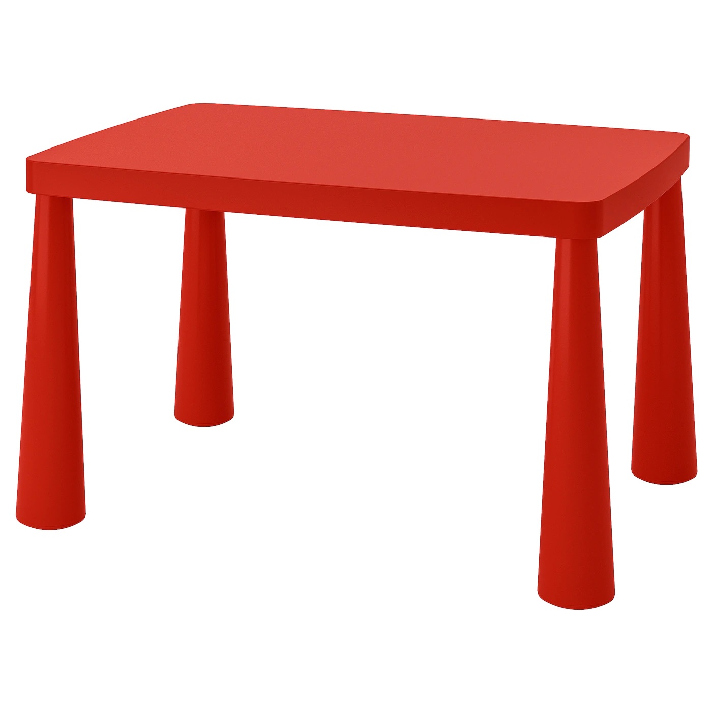 MAMMUT IKEA Стол детский, для дома/улицы, красный, 77x55 см  (ТОВАР ВЫШЕЛ ИЗ АССОРТИМЕНТА)