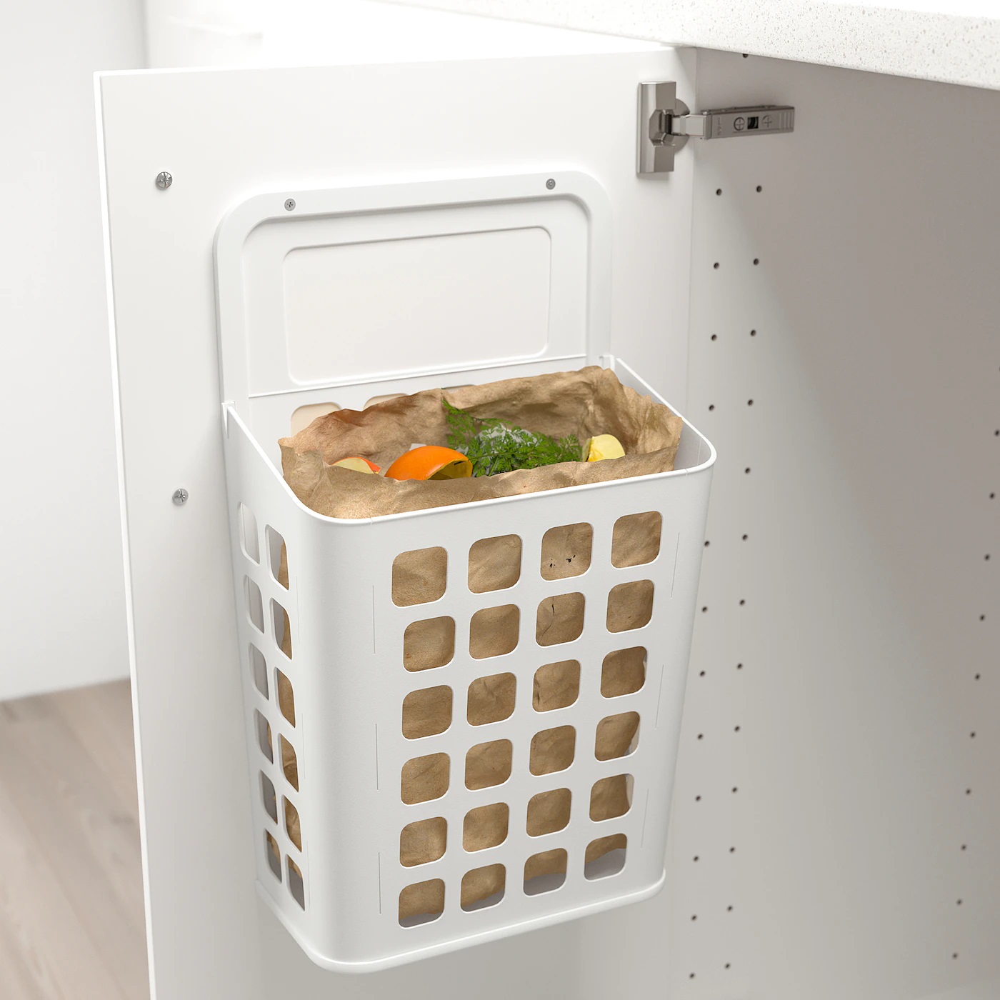 VARIERA IKEA ВАРЬЕРА Мусорное ведро, белый, 10 л (ТОВАР ВЫШЕЛ ИЗ АССОРТИМЕНТА)