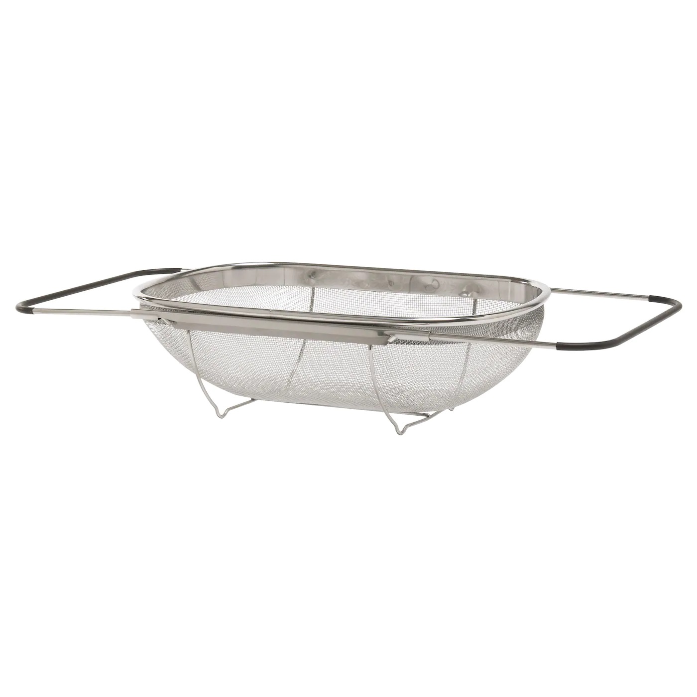 IDEALISK IKEA ИДЕАЛИСК Дуршлаг, нержавеющ сталь/черный34x23 см