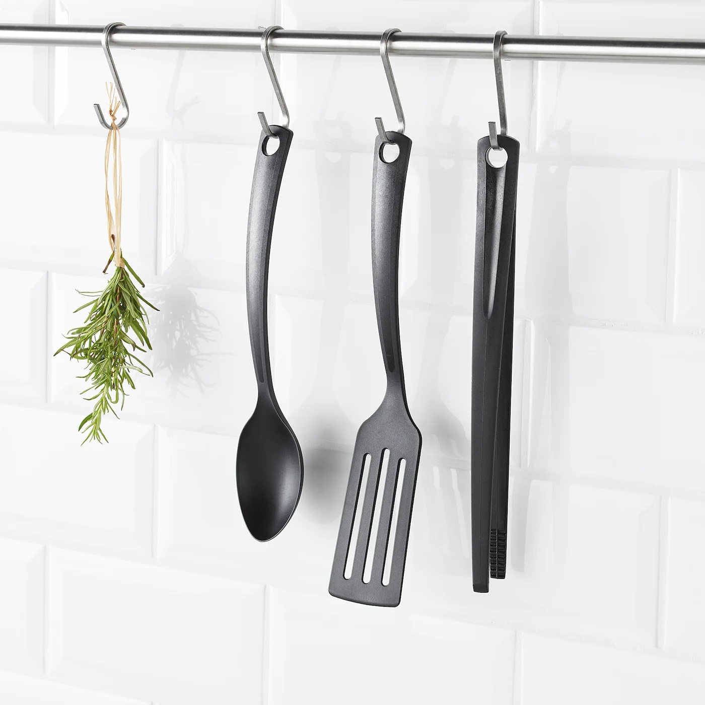 GNARP IKEA ГНАРП Кухонные приборы, 3 предм, черный
