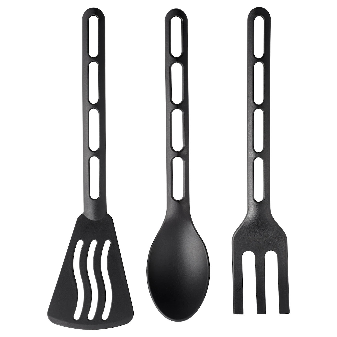 HOPKOK IKEA ХОПКОК Кухонные приборы, 3 предм, черный  (ТОВАР ВЫШЕЛ ИЗ АССОРТИМЕНТА)