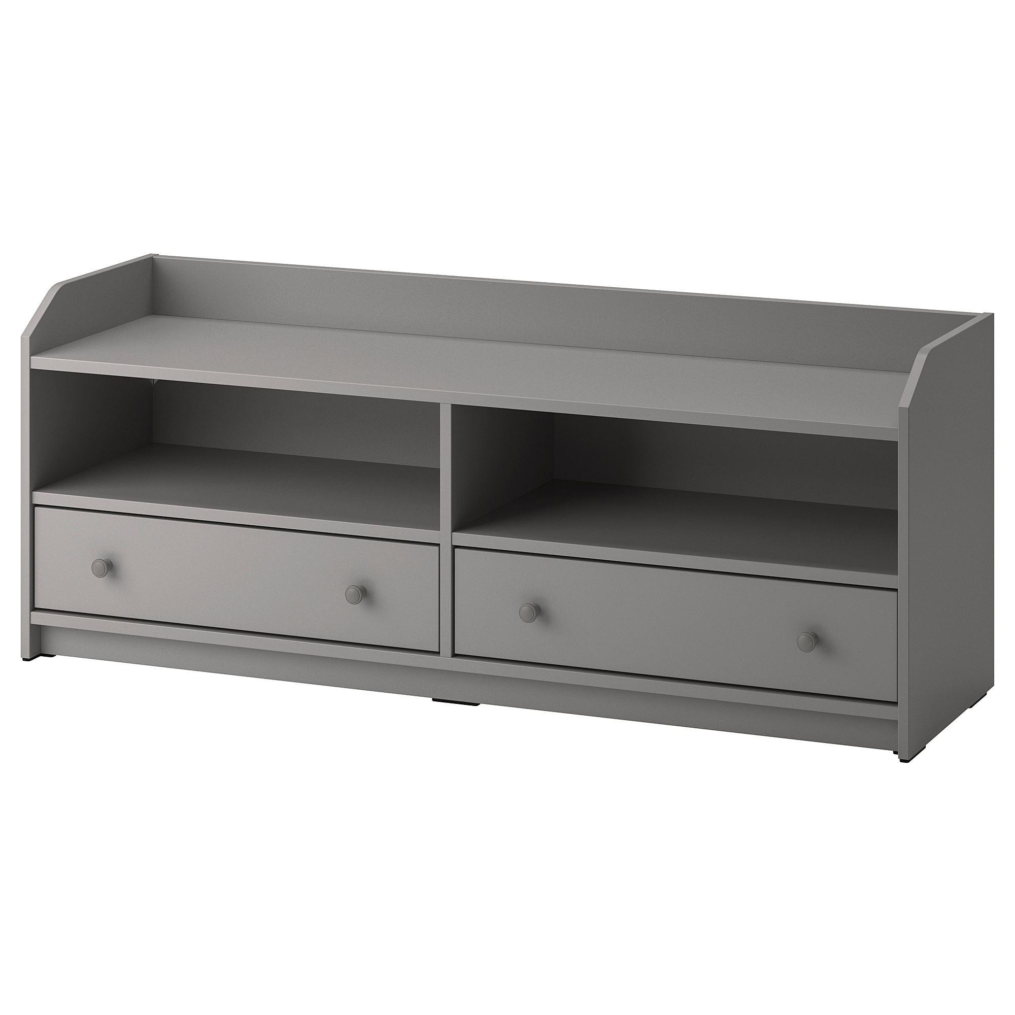 HAUGA IKEA ХАУГА Тумба под ТВ, серый138x36x54 см  (ТОВАР ВЫШЕЛ ИЗ АССОРТИМЕНТА)