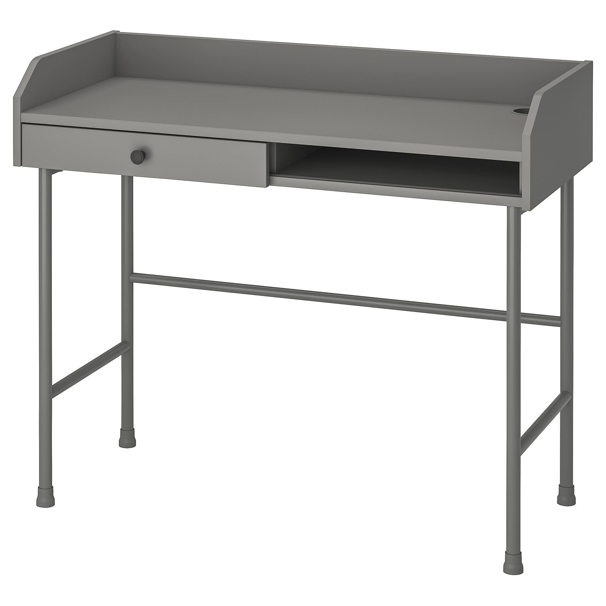 HAUGA IKEA ХАУГА Письменный стол, серый100x45 см