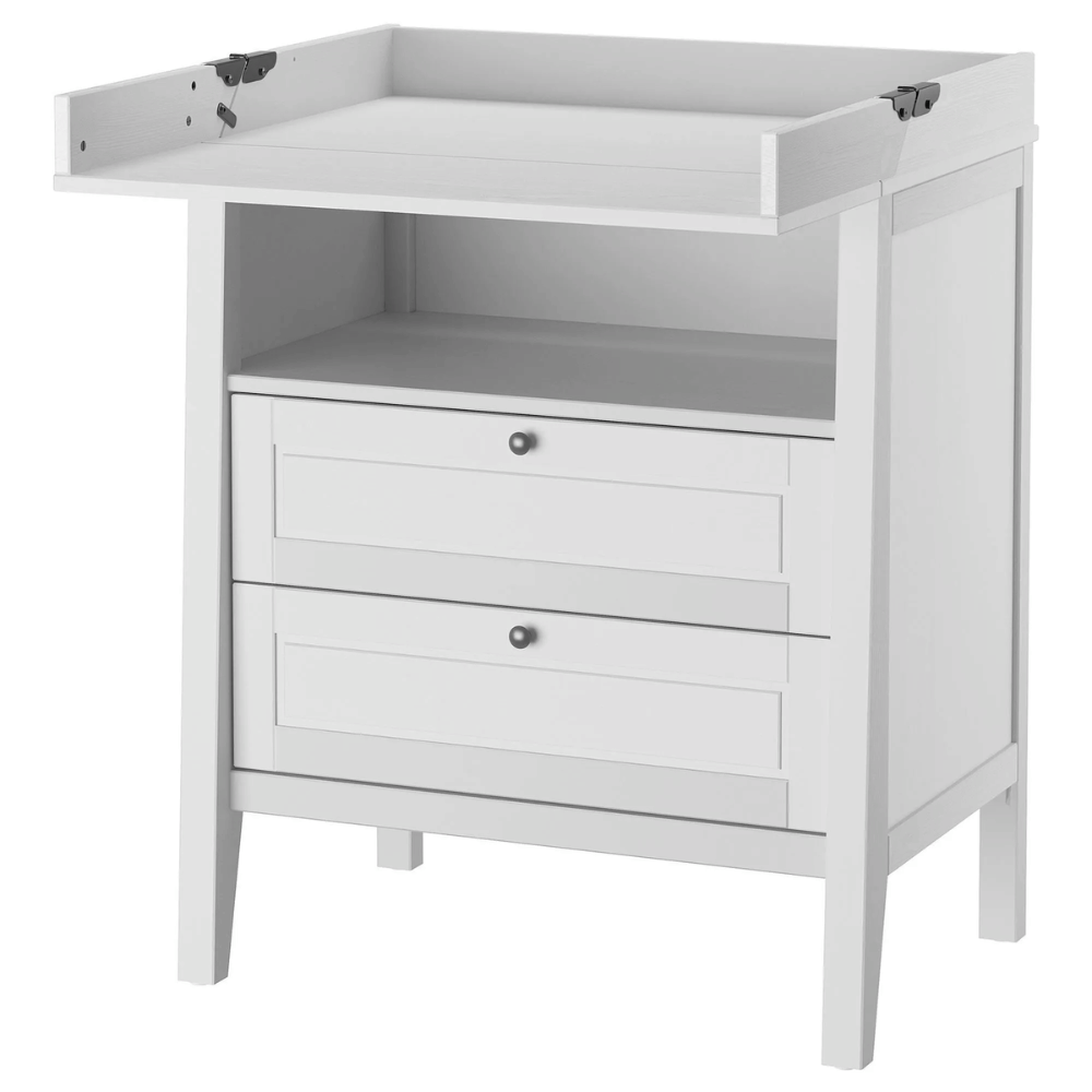 SUNDVIK IKEA Пеленальный стол/комод, серый