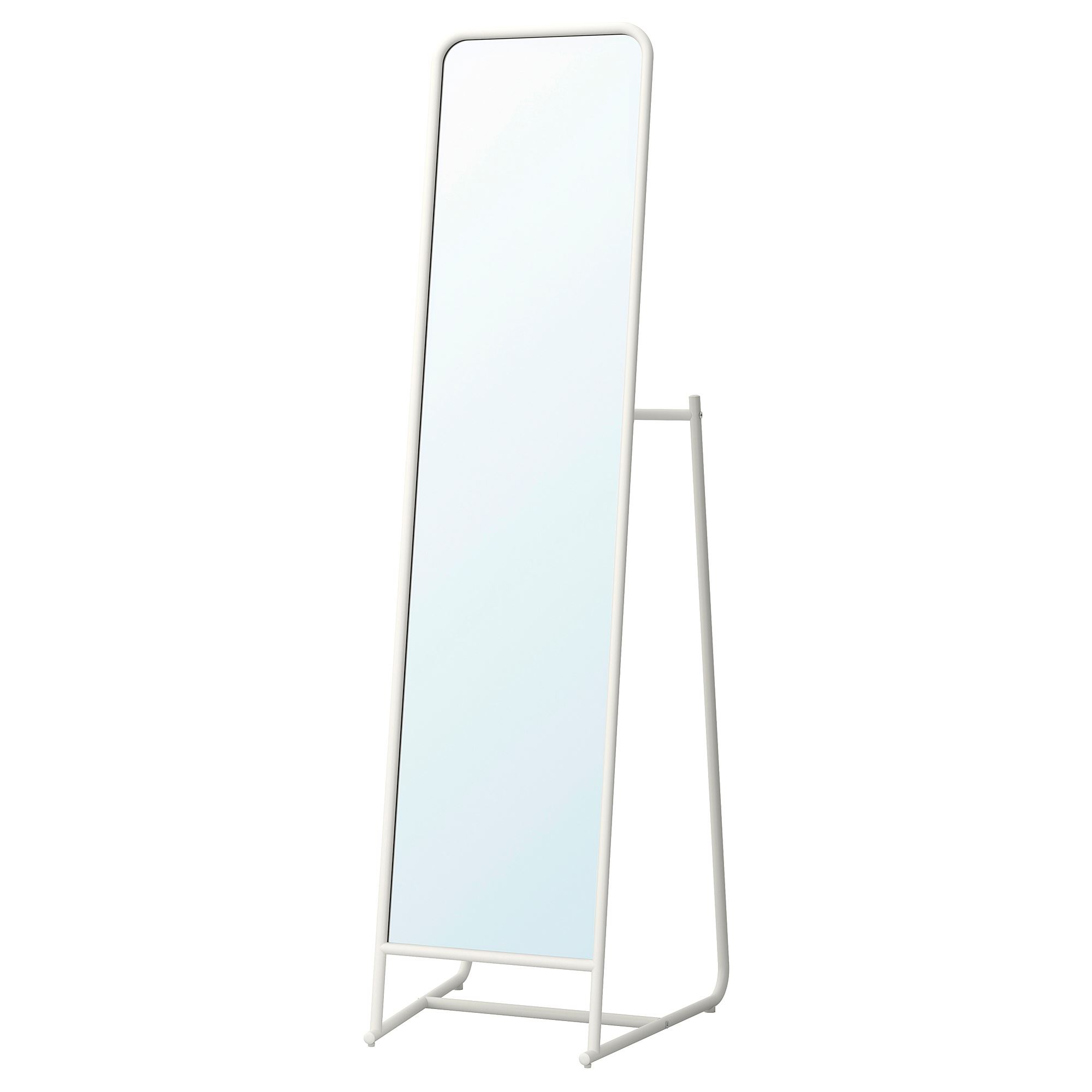 KNAPPER IKEA КНАППЕР Зеркало напольное, белый 48x160 см