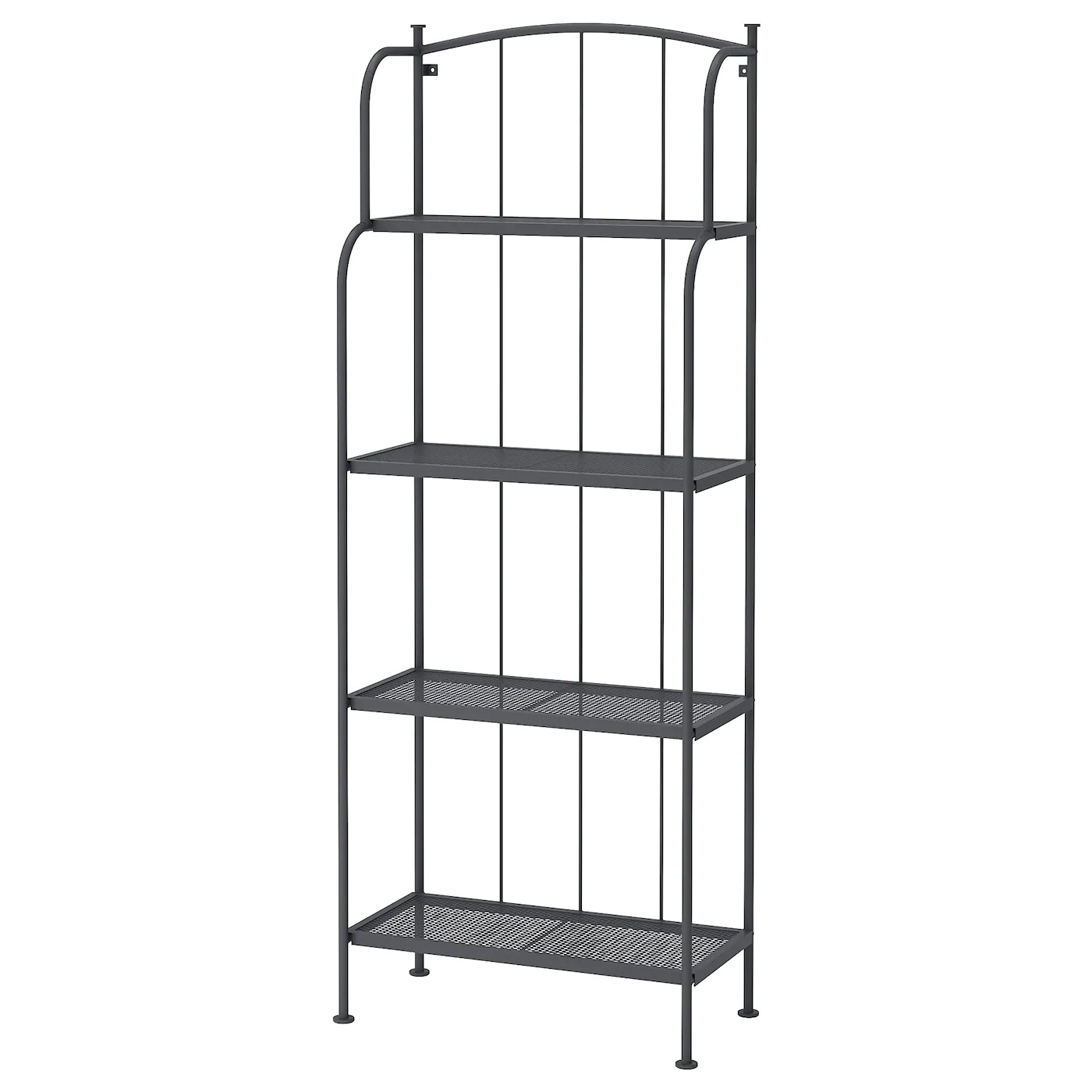 LACKO IKEA Стеллаж, для сада, серый 61x160 см