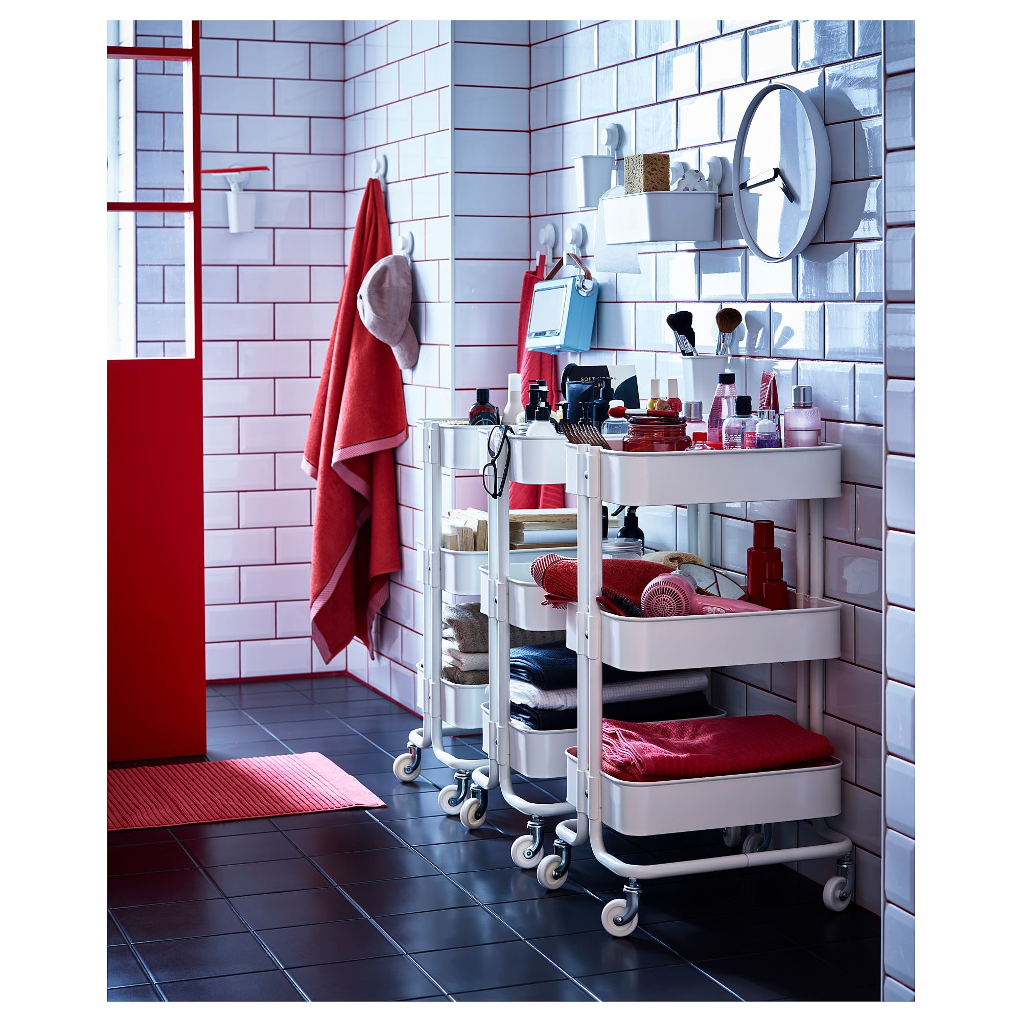 RASKOG IKEA Тележка, белый 35x45x78 см  (ТОВАР ВЫШЕЛ ИЗ АССОРТИМЕНТА)