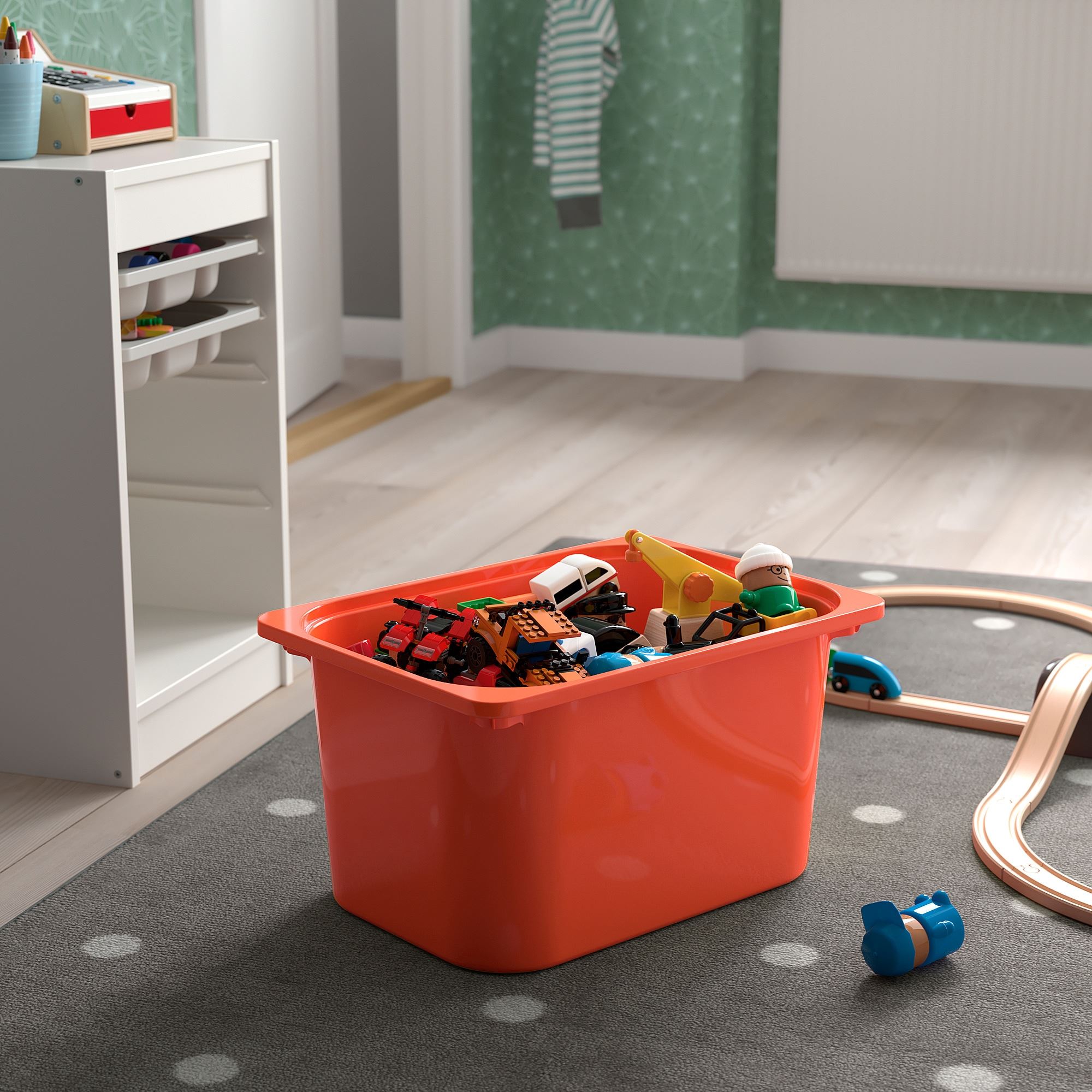 TROFAST IKEA Контейнер, оранжевый 42x30x23 см (ТОВАР ВЫШЕЛ ИЗ АССОРТИМЕНТА)