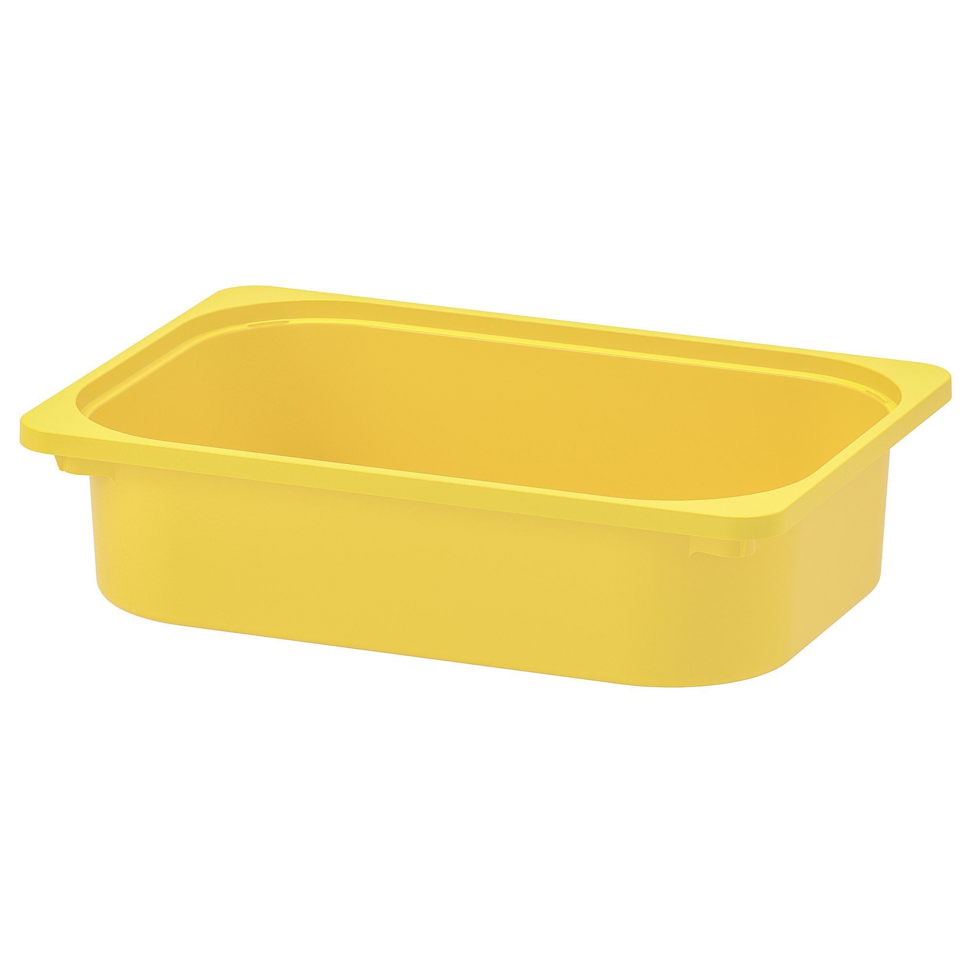 TROFAST IKEA Контейнер, желтый 42x30x10 см  (ТОВАР ВЫШЕЛ ИЗ АССОРТИМЕНТА)
