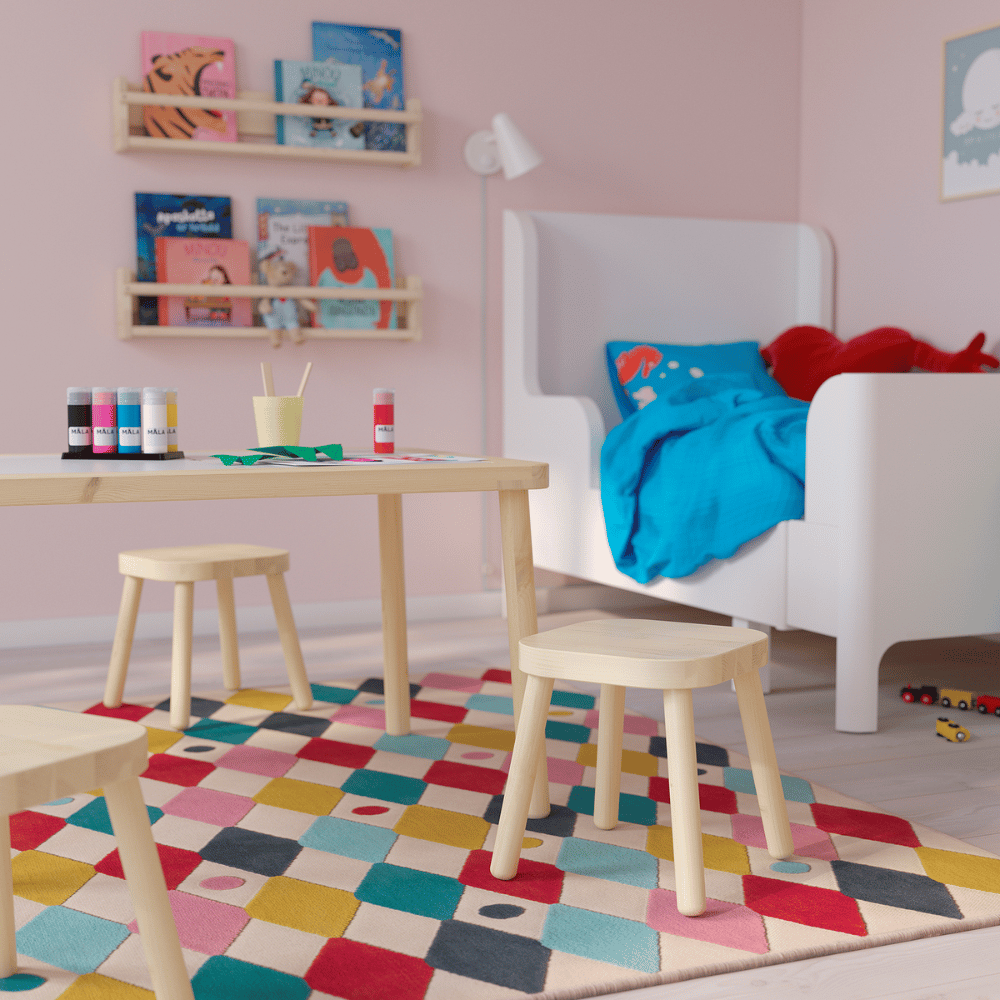 FLISAT IKEA Табурет детский, 32x32x28 см