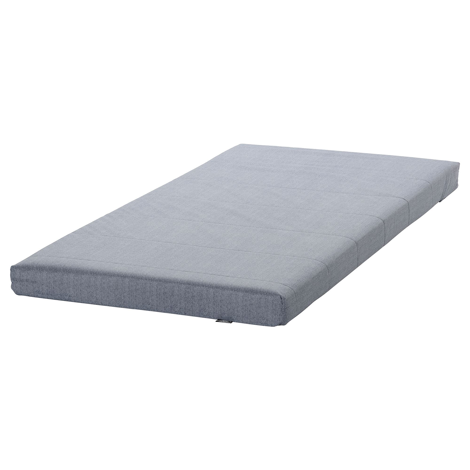 AGOTNES IKEA Пенополиуретановый матрас, жесткий/голубой 80x200 см