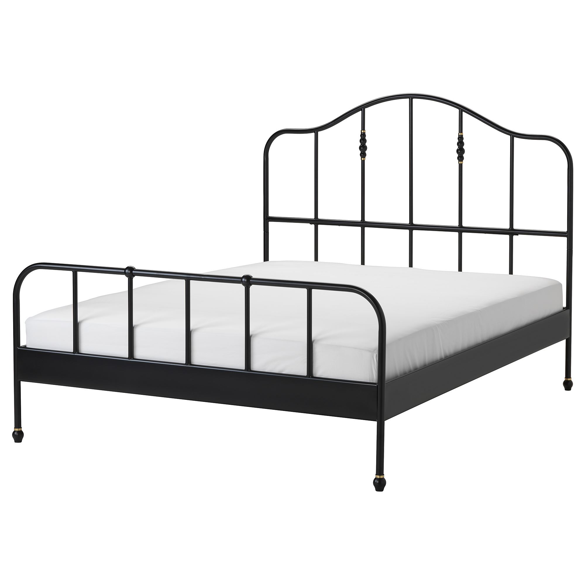 SAGSTUA/LUROY IKEA Каркас кровати, черный 140x200 см  (ТОВАР ВЫШЕЛ ИЗ АССОРТИМЕНТА)