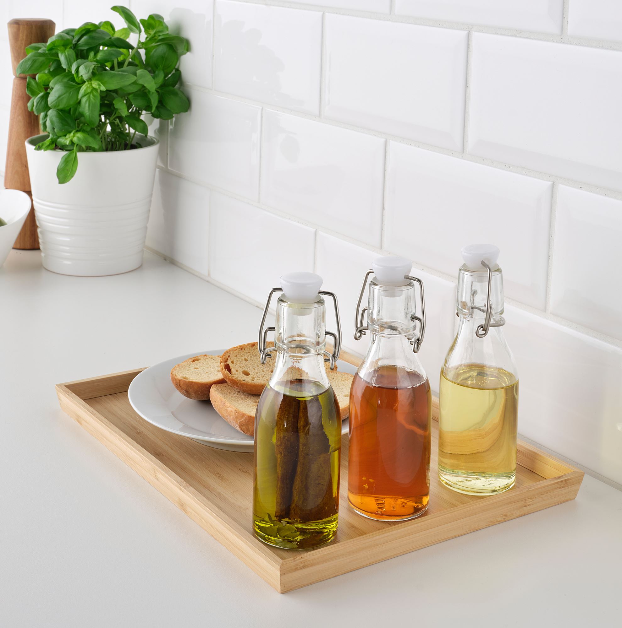 KORKEN IKEA КОРКЕН Бутылка с пробкой, прозрачное стекло 15 сл