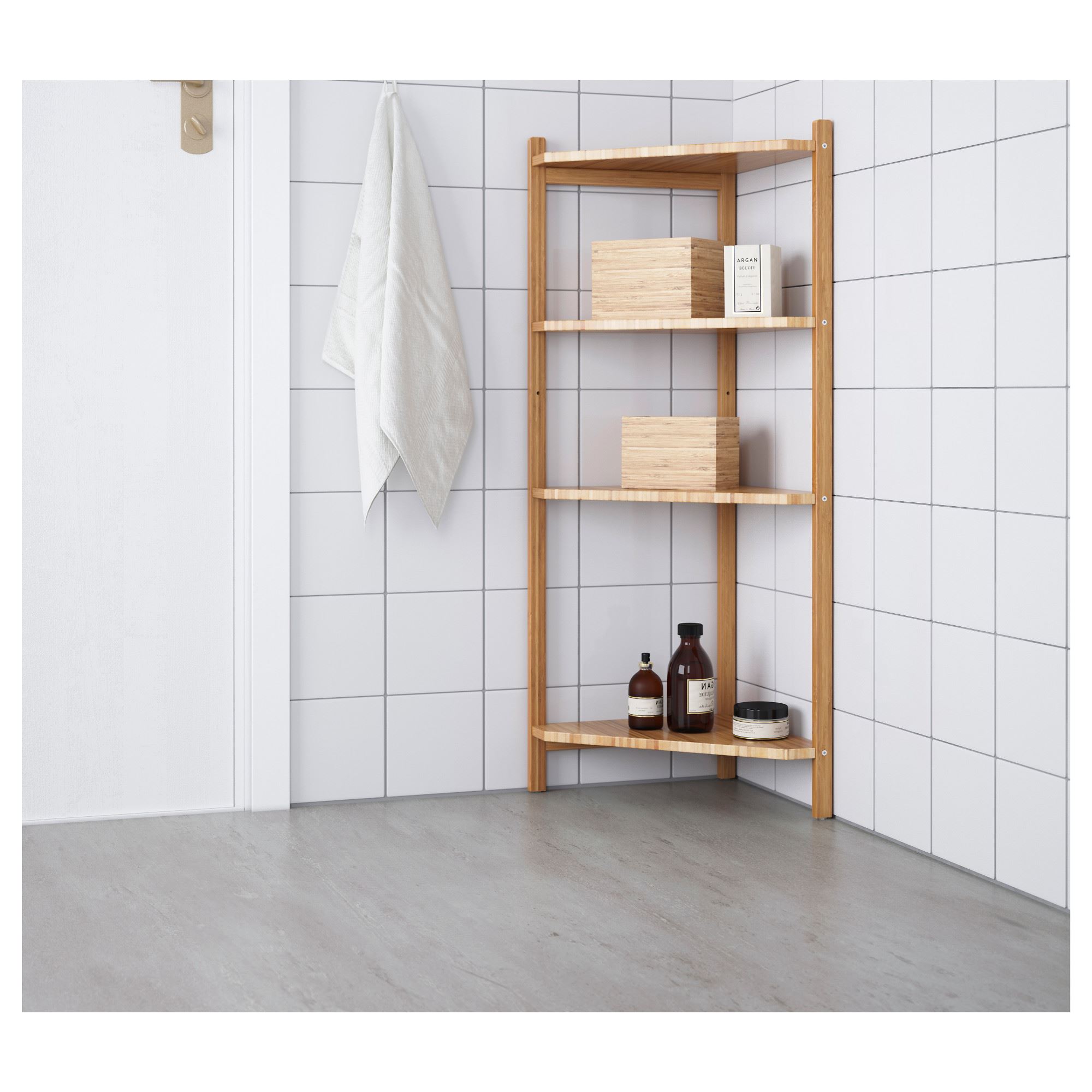 RAGRUND IKEA Стеллаж, бамбук, 34x99 см