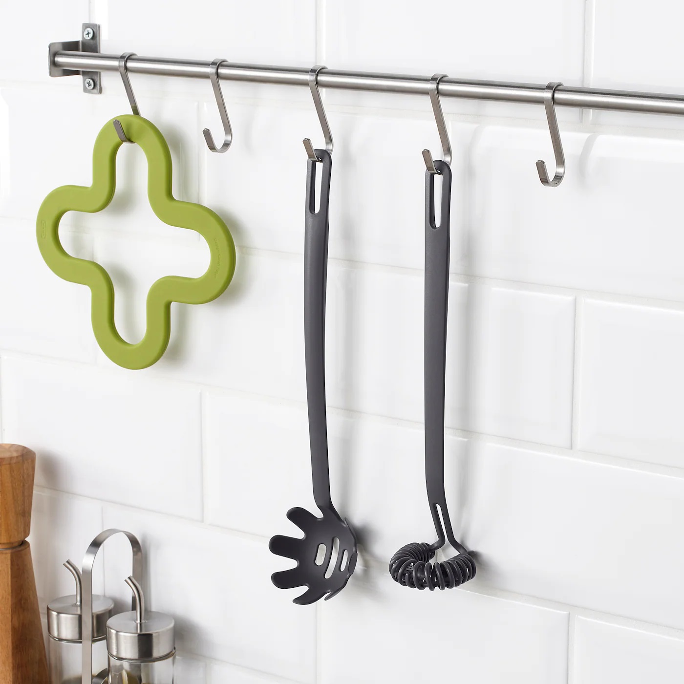 FULLANDAD IKEA ФУЛЛЭНДАД Ложка д/спагетти, серый 31 см