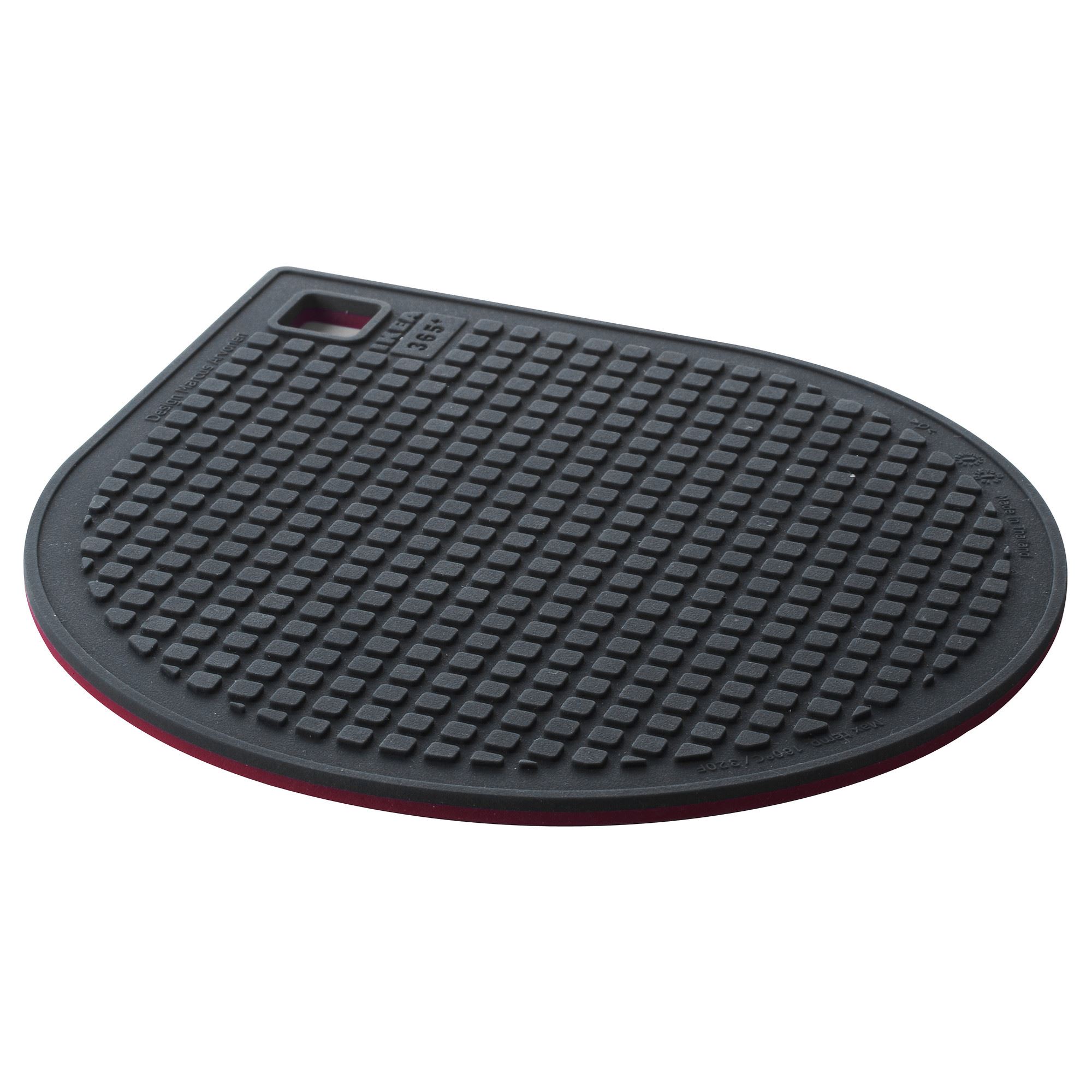 IKEA 365+ GUNSTIG Подставка под горячее, магнитн, красный/темно-серый