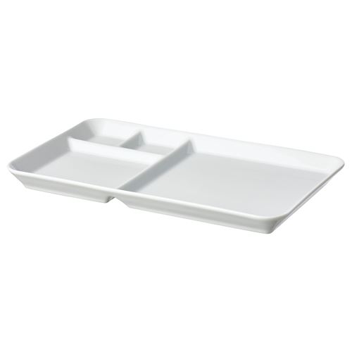 IKEA 365+ Тарелка с отделениями, белый 31x19 см (ТОВАР ВЫШЕЛ ИЗ АССОРТИМЕНТА)
