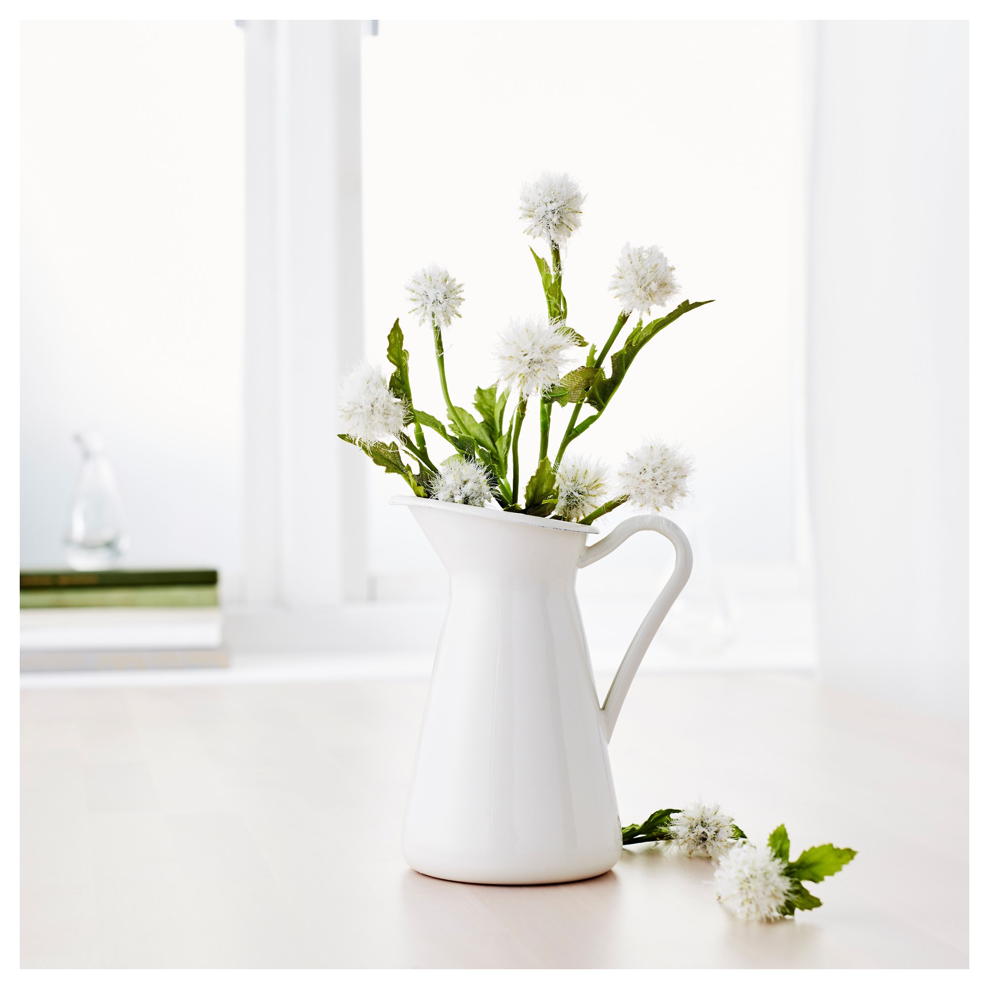 SOCKERART IKEA Кувшин/ваза, белый 16 см