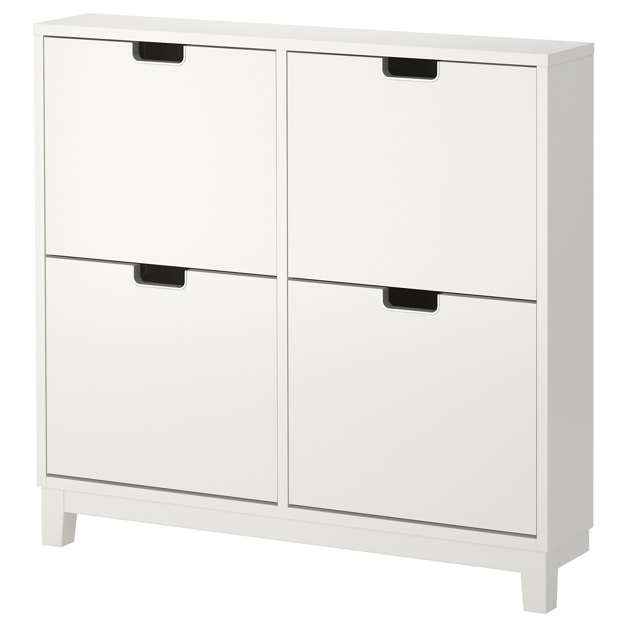 STALL IKEA СТЭЛЛ Галошница, 4 отделения, белый, 96x17x90 см