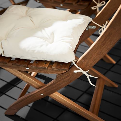 KUDDARNA IKEA Подушка на садовый стул, 36x32 см, бежевый