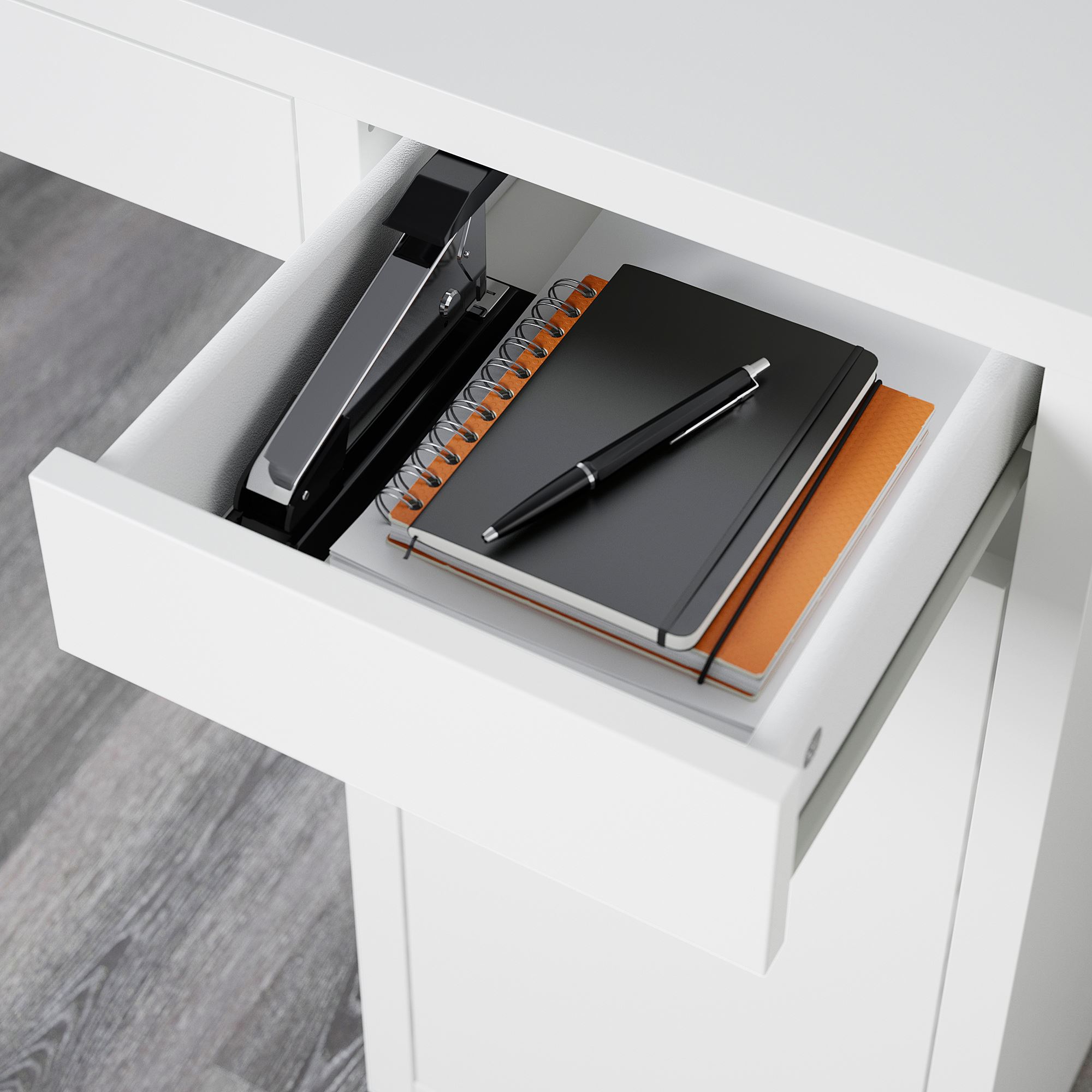MICKE IKEA Письменный стол, белый 105x50 см