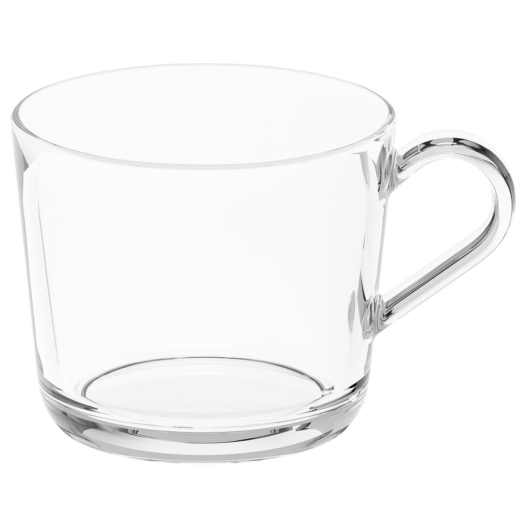 IKEA 365+ Кружка, прозрачное стекло, 240 мл.