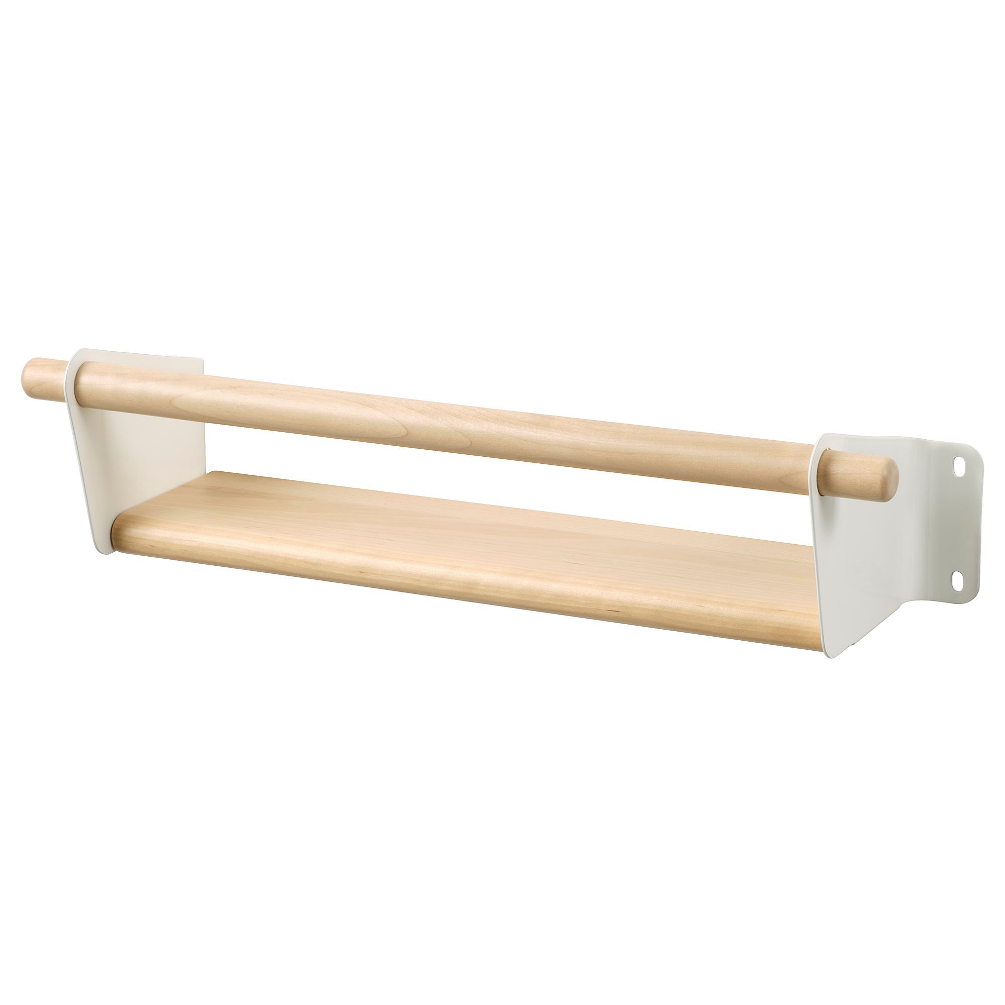 NEREBY IKEA Полка навесная, 40x10 см, береза