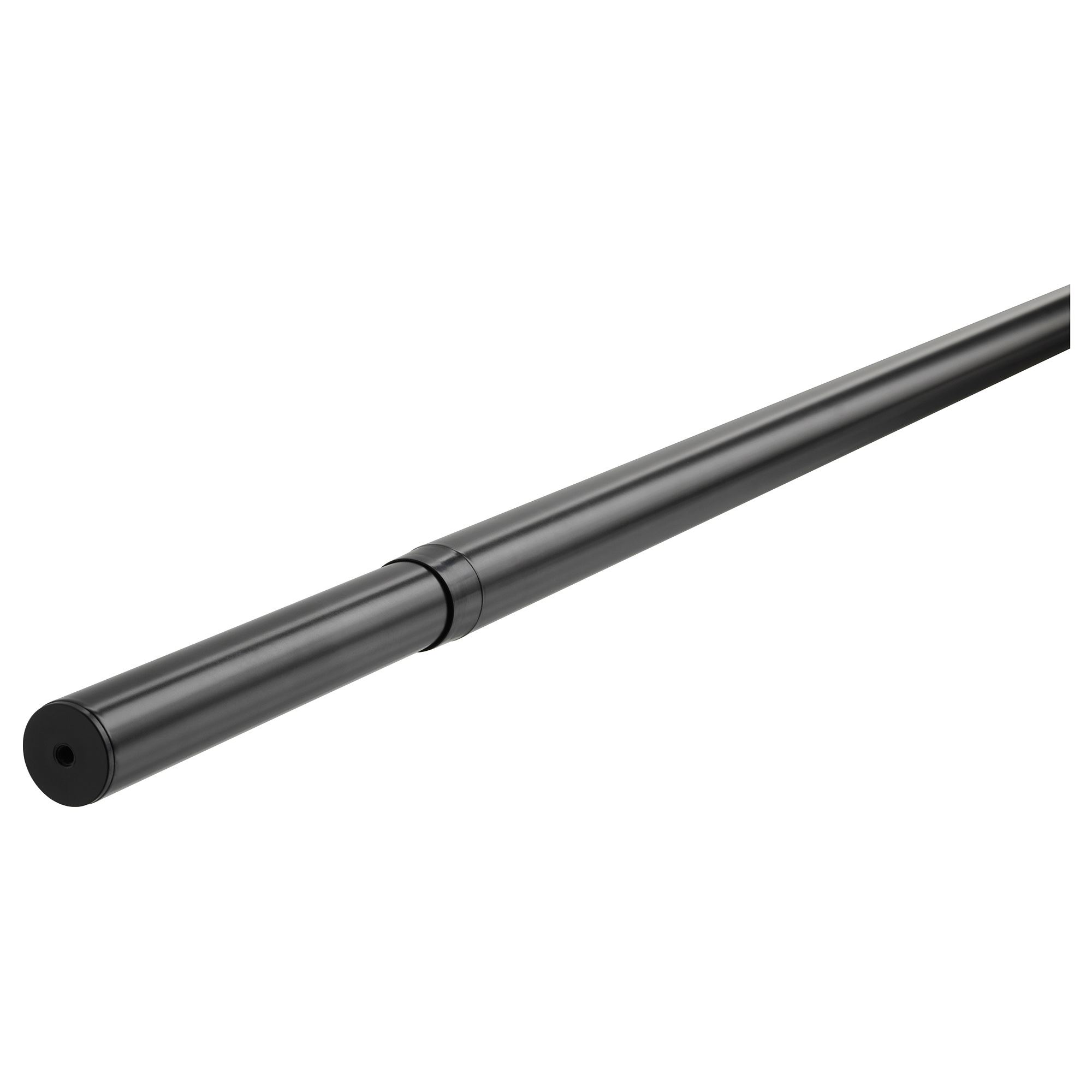 HUGAD IKEA ХУГАД Карниз гардинный, черный 210-385 см