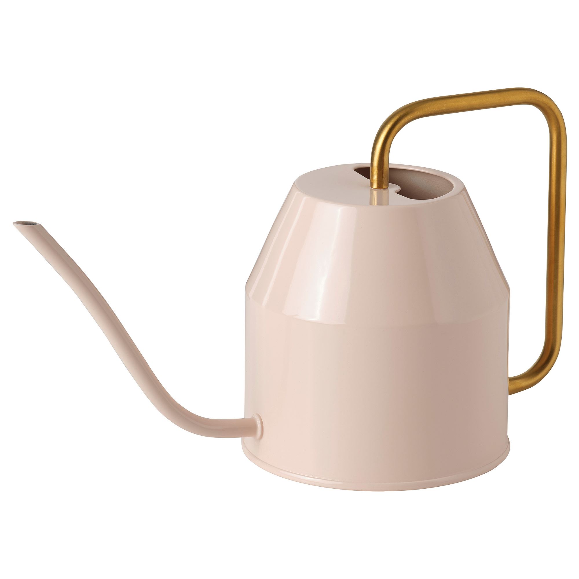 VATTENKRASSE IKEA Лейка, 0.9 л, светло-розовый/золотой  (ТОВАР ВЫШЕЛ ИЗ АССОРТИМЕНТА)