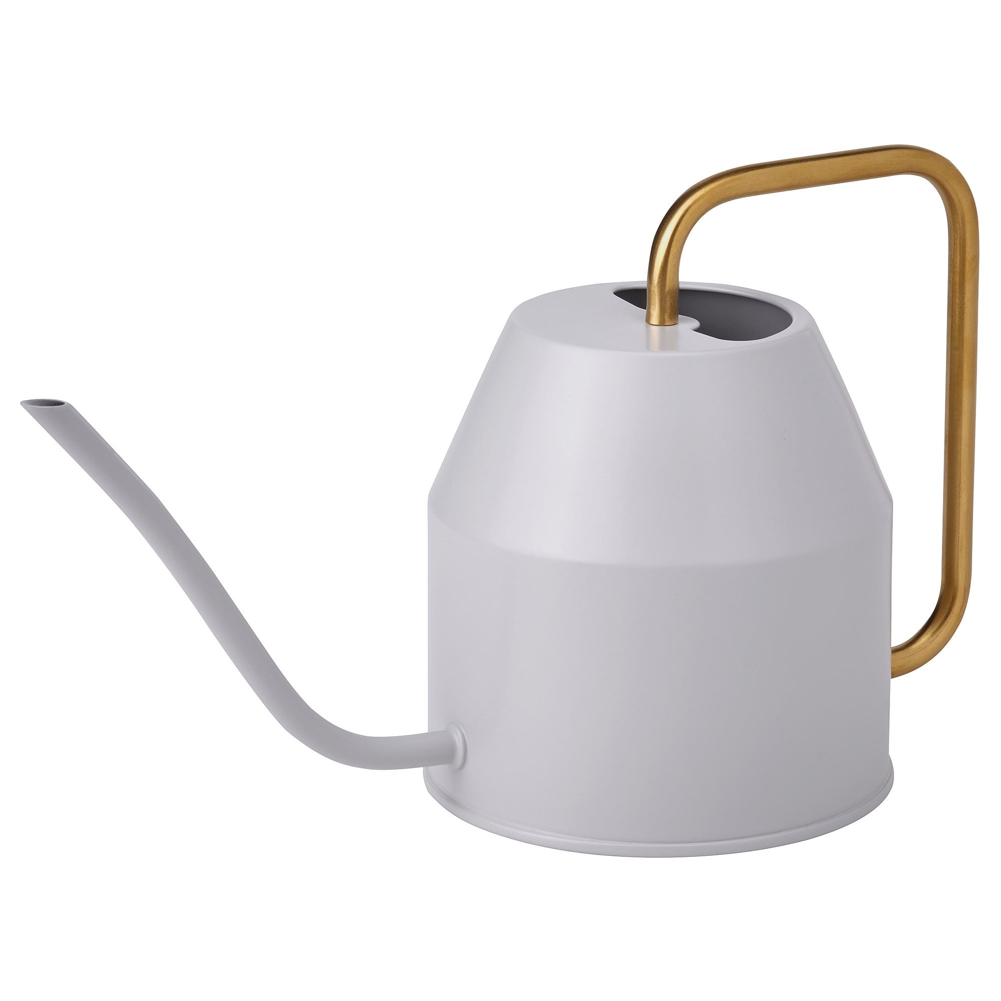 VATTENKRASSE IKEA Лейка, 0.9 л, светло-серый/золотой  (ТОВАР ВЫШЕЛ ИЗ АССОРТИМЕНТА)