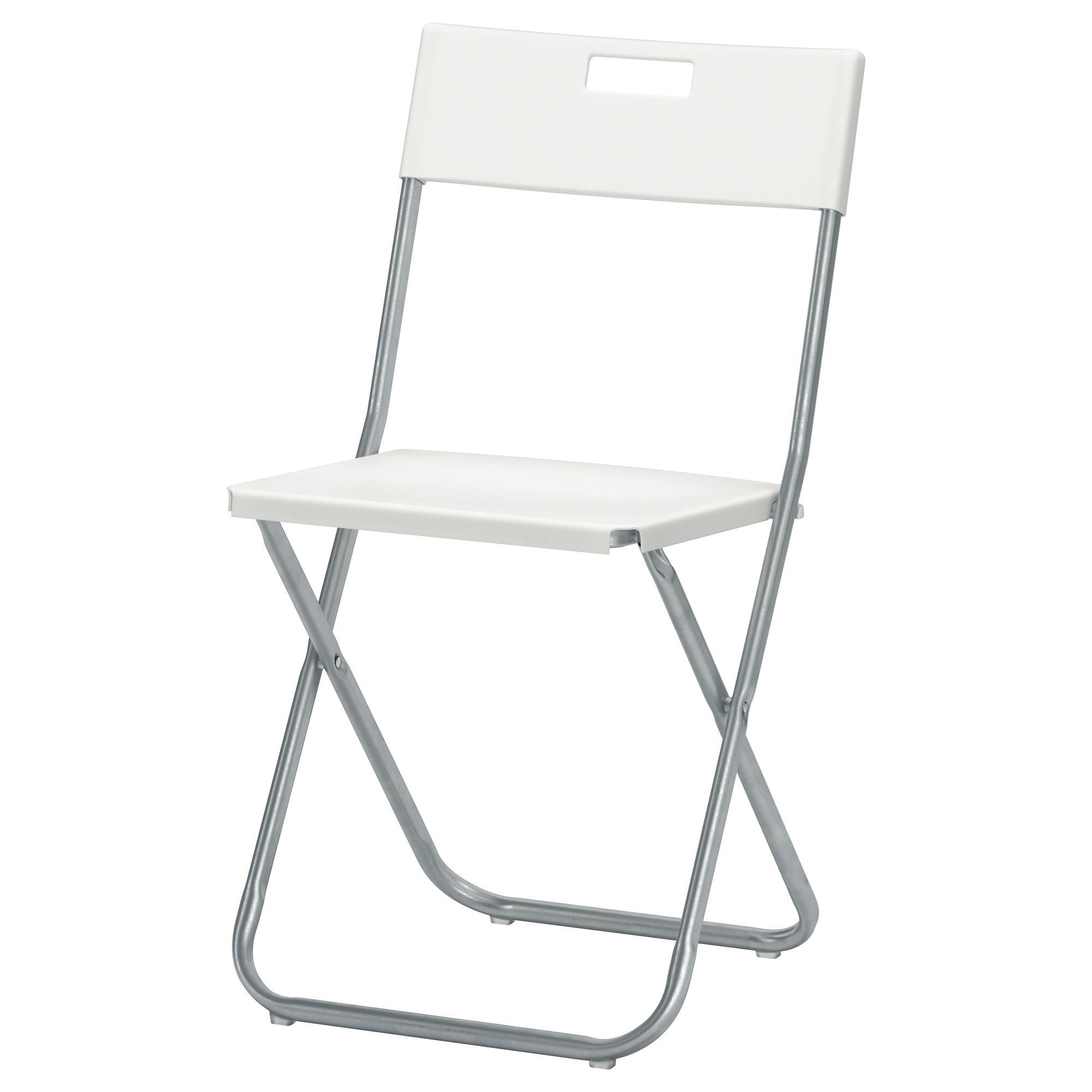 GUNDE IKEA ГУНДЕ Стул складной, белый  (ТОВАР ВЫШЕЛ ИЗ АССОРТИМЕНТА)